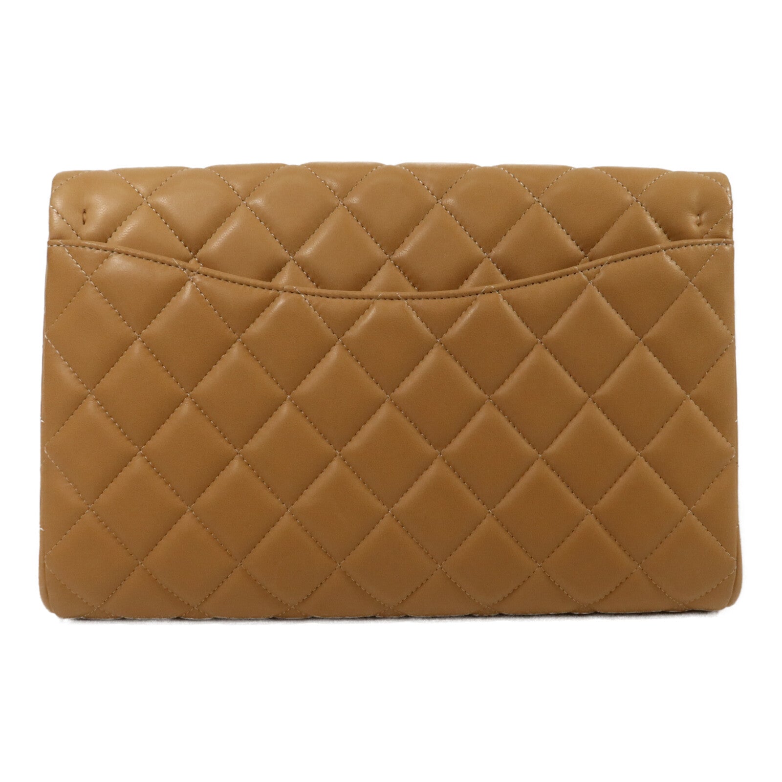 CHANEL 羊皮皮革Timeless Clutch Flap鏈帶肩背袋