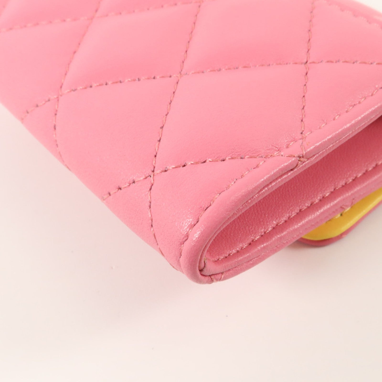 CHANEL 羊皮皮革Card Case金扣卡片套