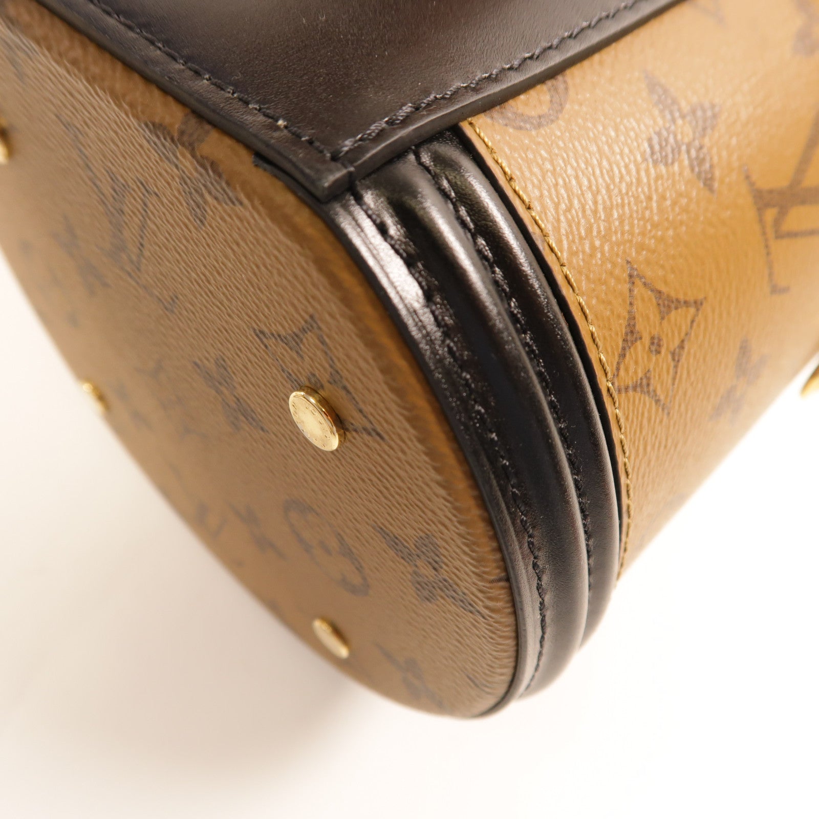 LOUIS VUITTON 【激減優惠】Monogram Reverse Cannes金扣手挽肩背兩用袋