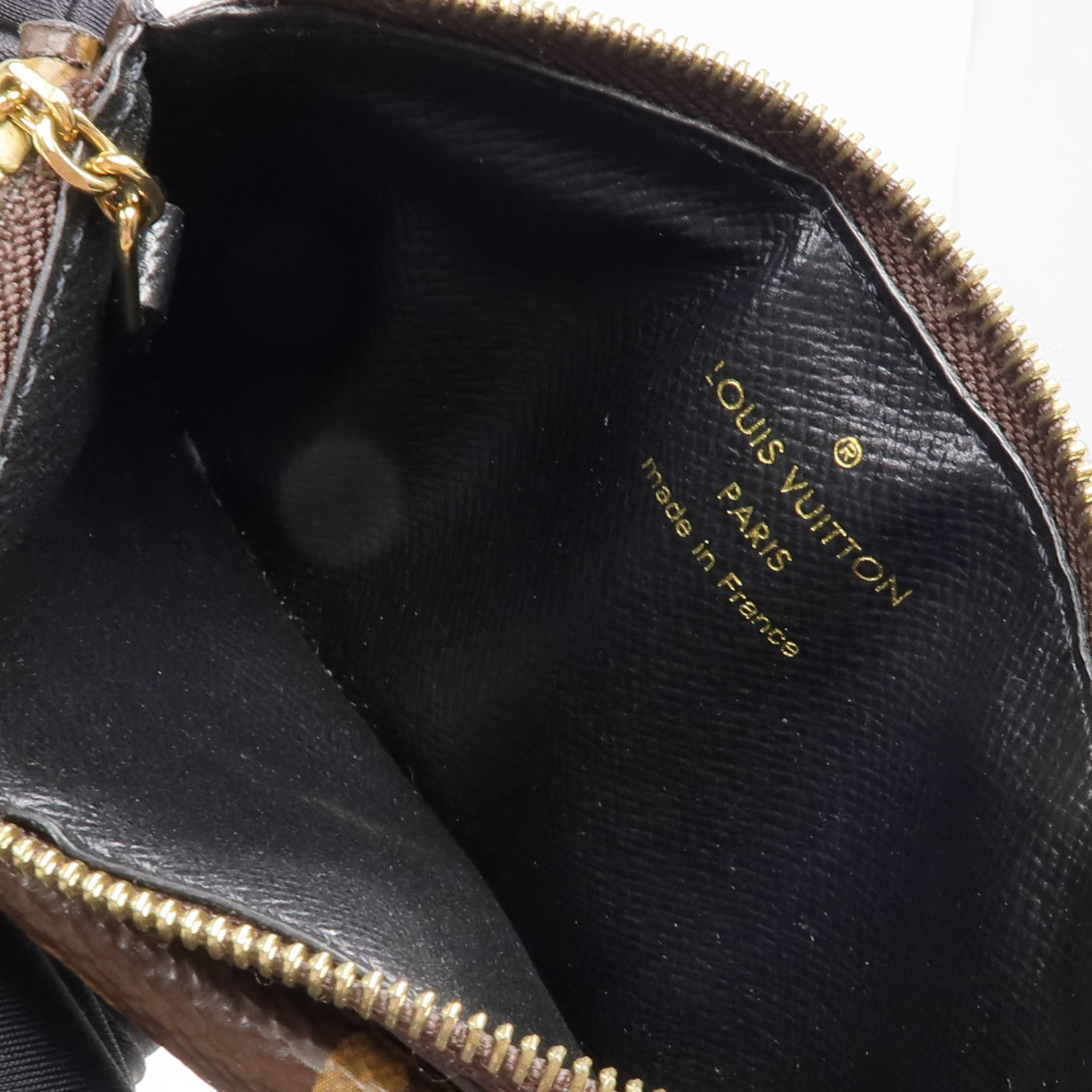 LOUIS VUITTON Monogram Recto Verso金扣卡片套