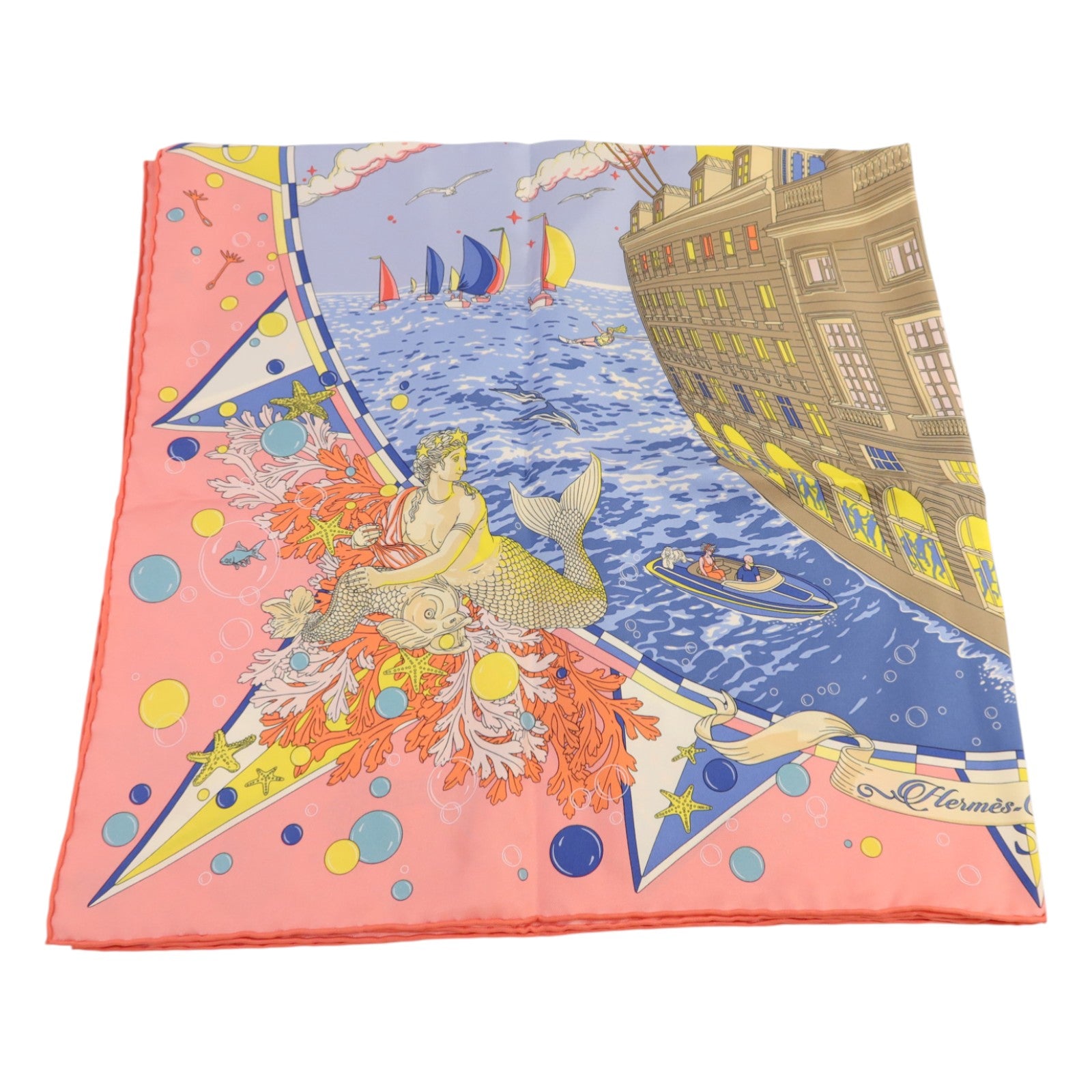 HERMES 絲質Scarf 90x90絲巾