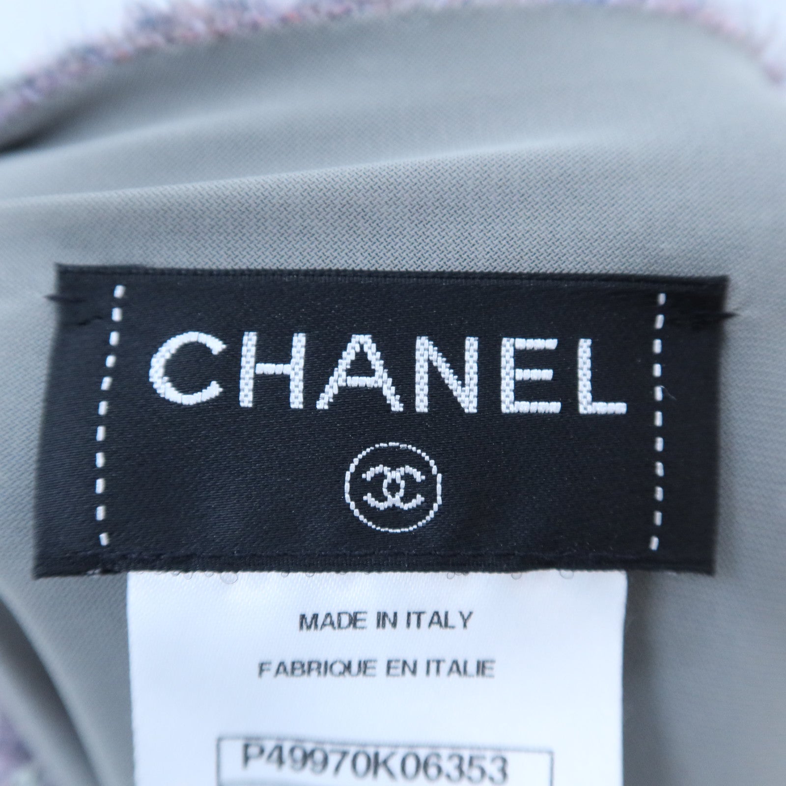 CHANEL Mohair/Nylon Knit Belted Short-Sleeve Sweater連身裙