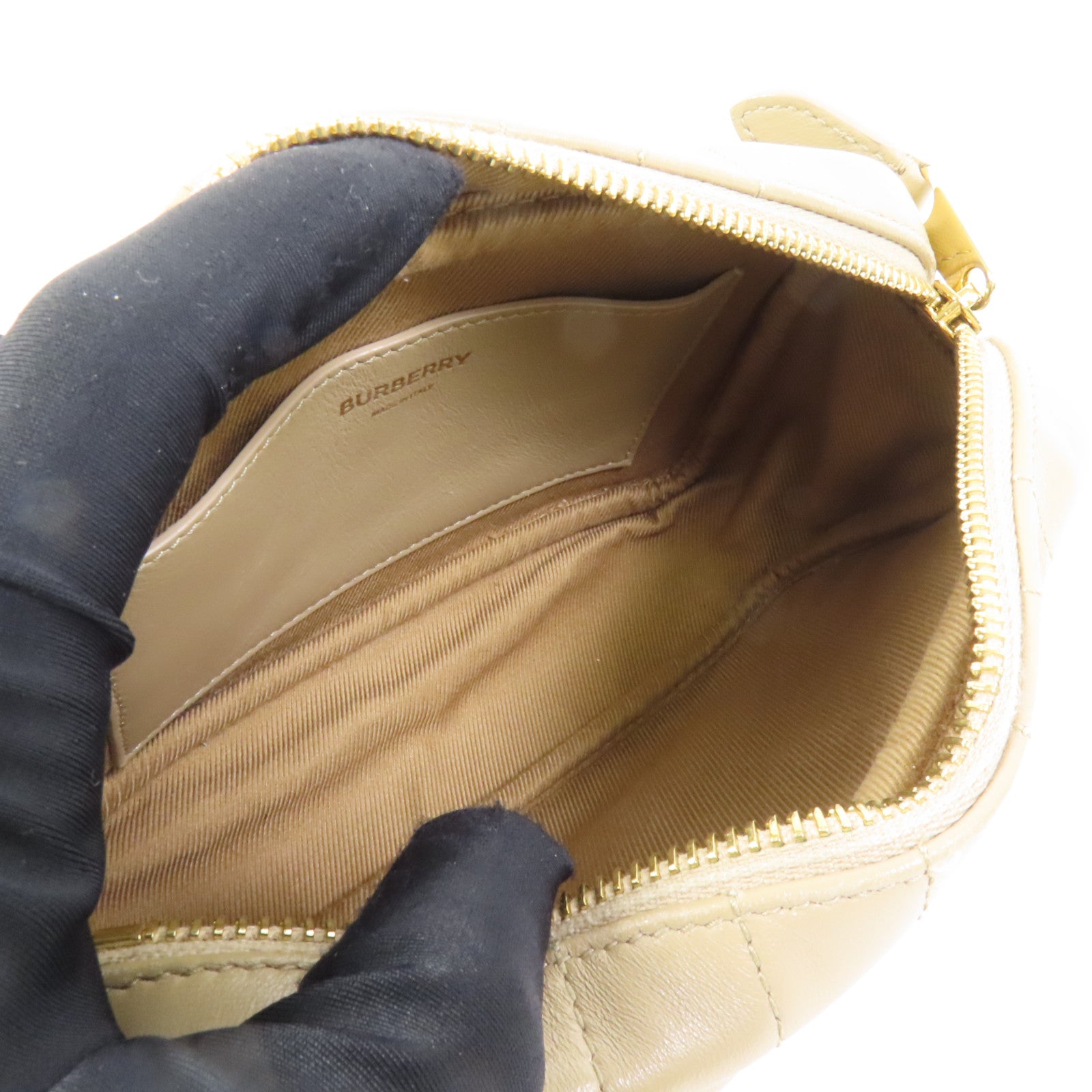 BURBERRY 羊皮皮革Mini Lola Camera Bag金扣肩背袋