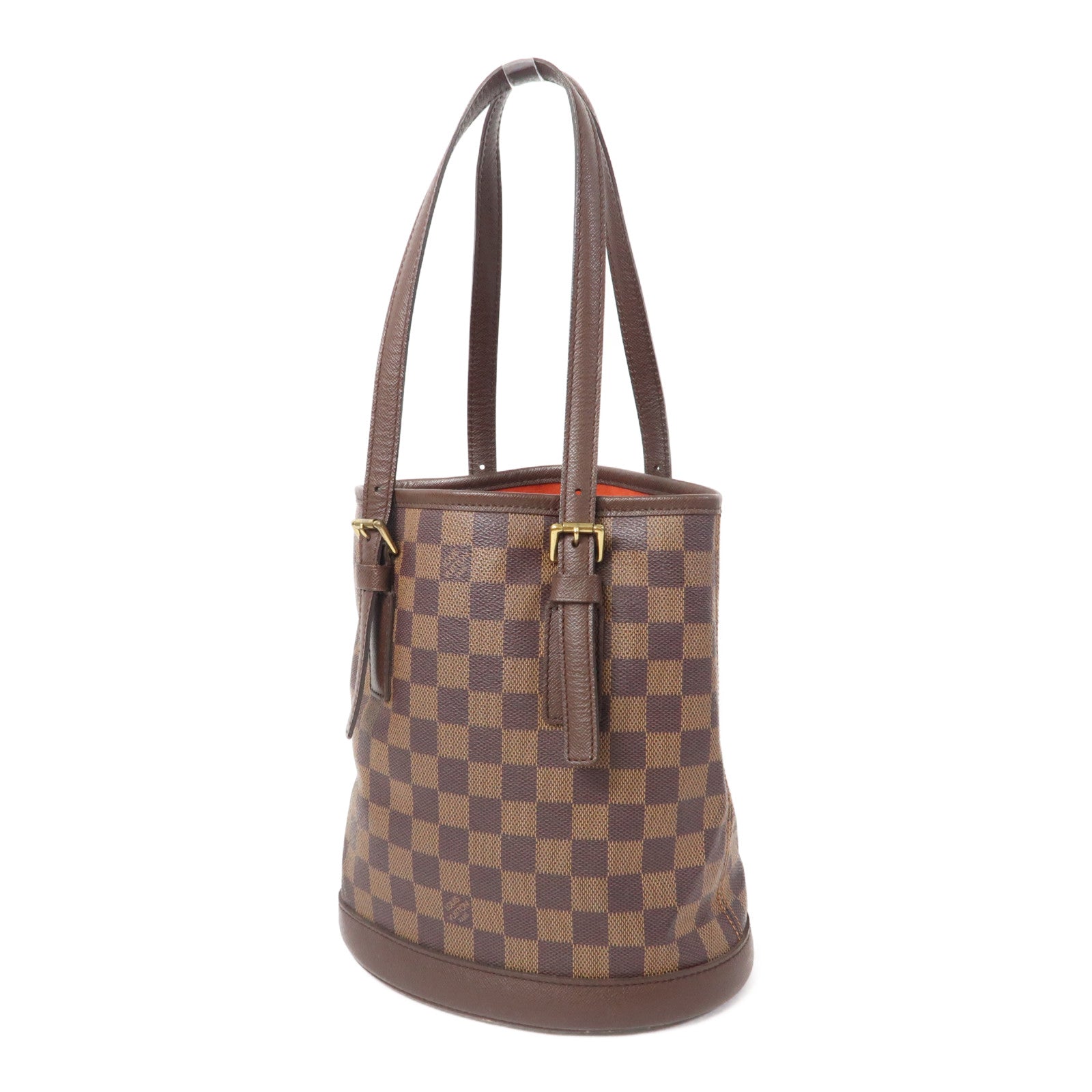 LOUIS VUITTON Damier Marais金扣肩背袋啡色