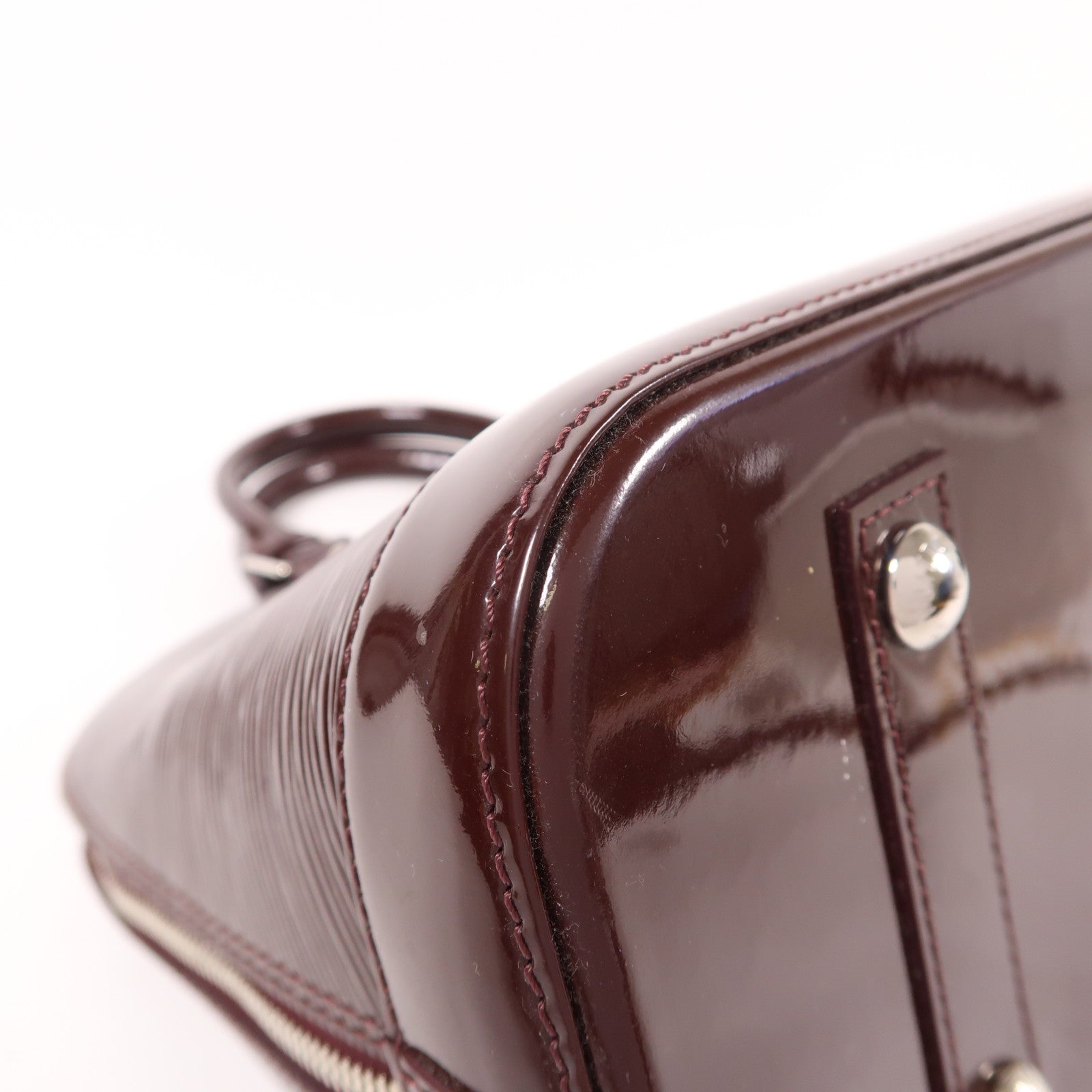 LOUIS VUITTON LV SHW Alma Pm Hand Bag M40453 Electric Epi Brown