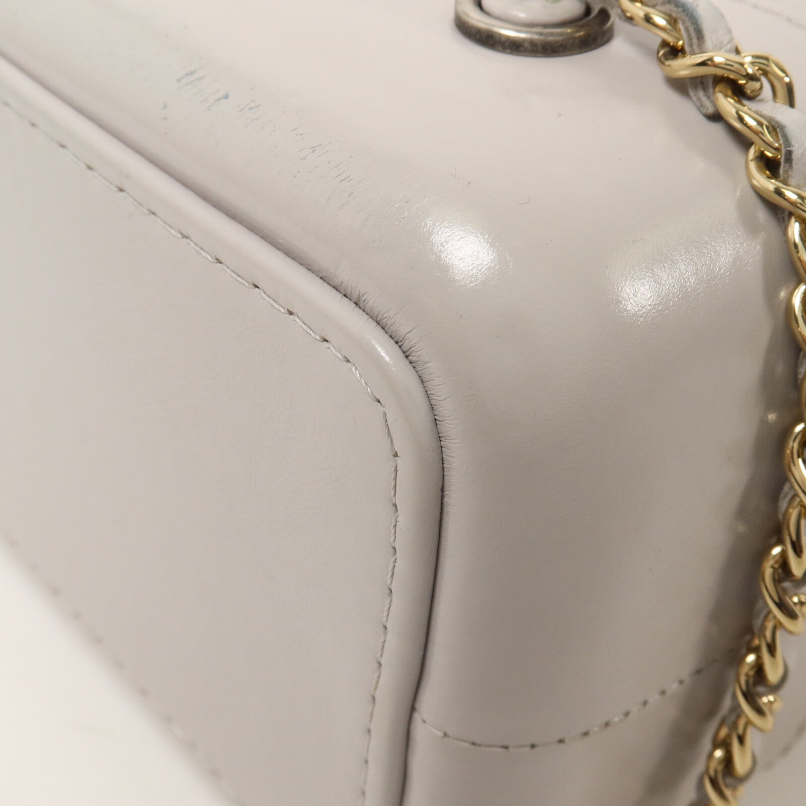 CHANEL 羊皮皮革Gabrielle Backpack Small鏈帶背包
