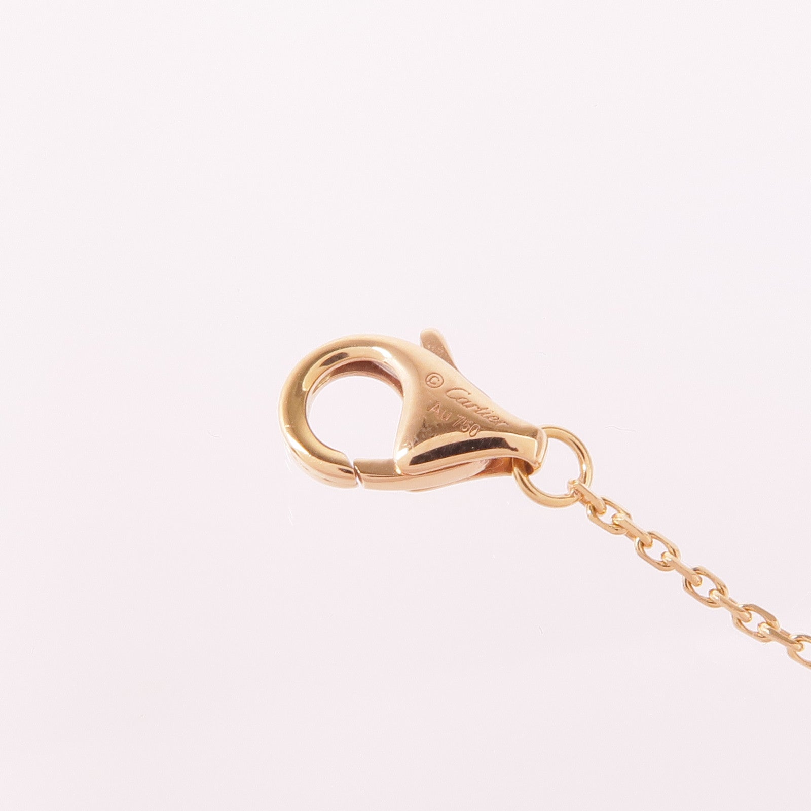 CARTIER 18K玫瑰金d'Amour鑽石手鏈