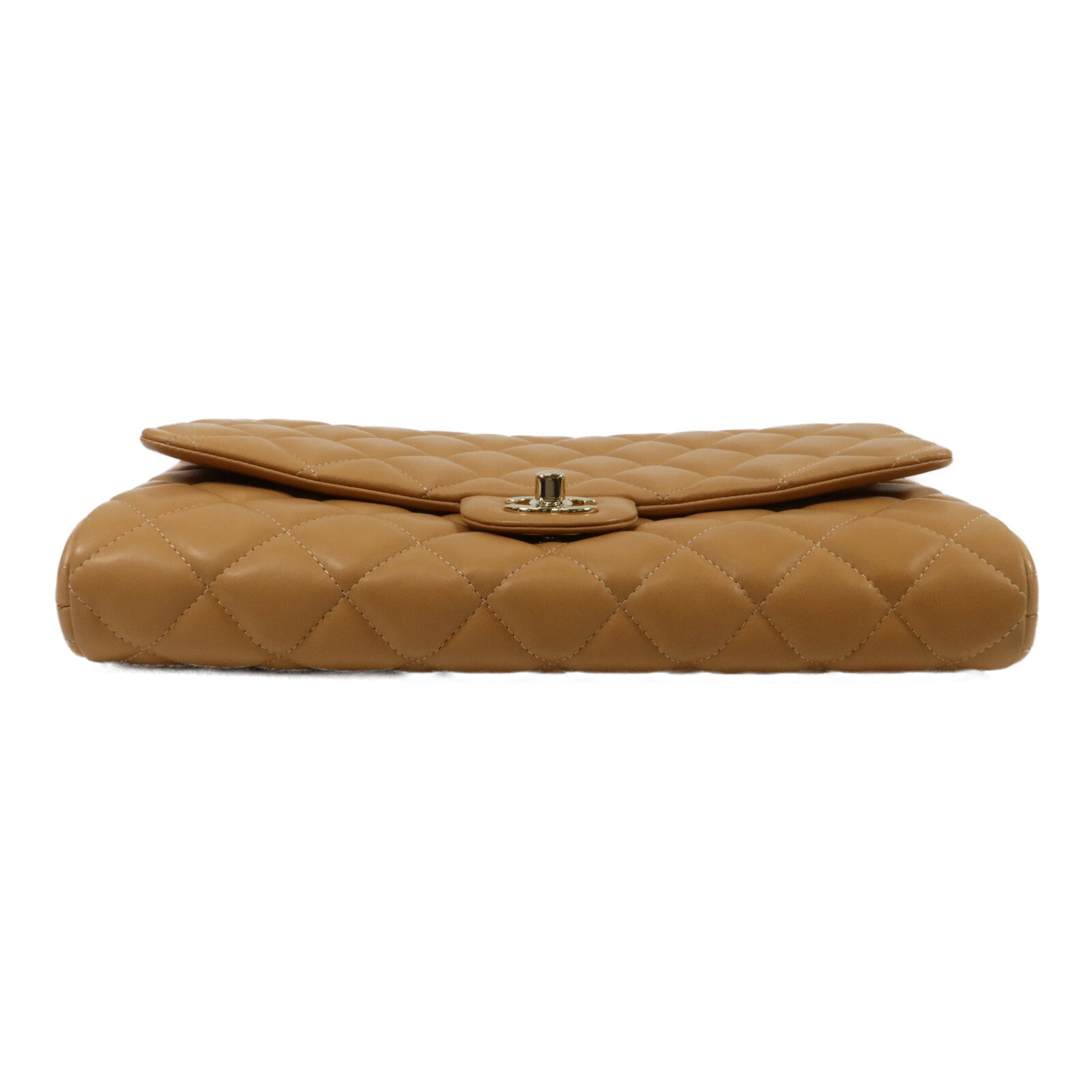 CHANEL 羊皮皮革Timeless Clutch Flap鏈帶肩背袋
