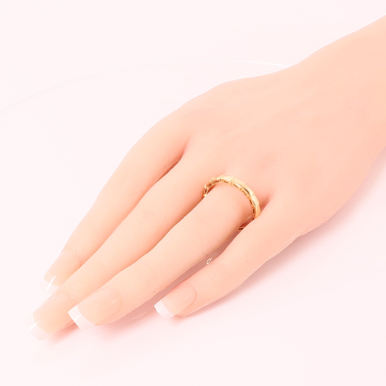BVLGARI 18K玫瑰金Serpenti Ring戒指Bvlgari#62/US#9.75