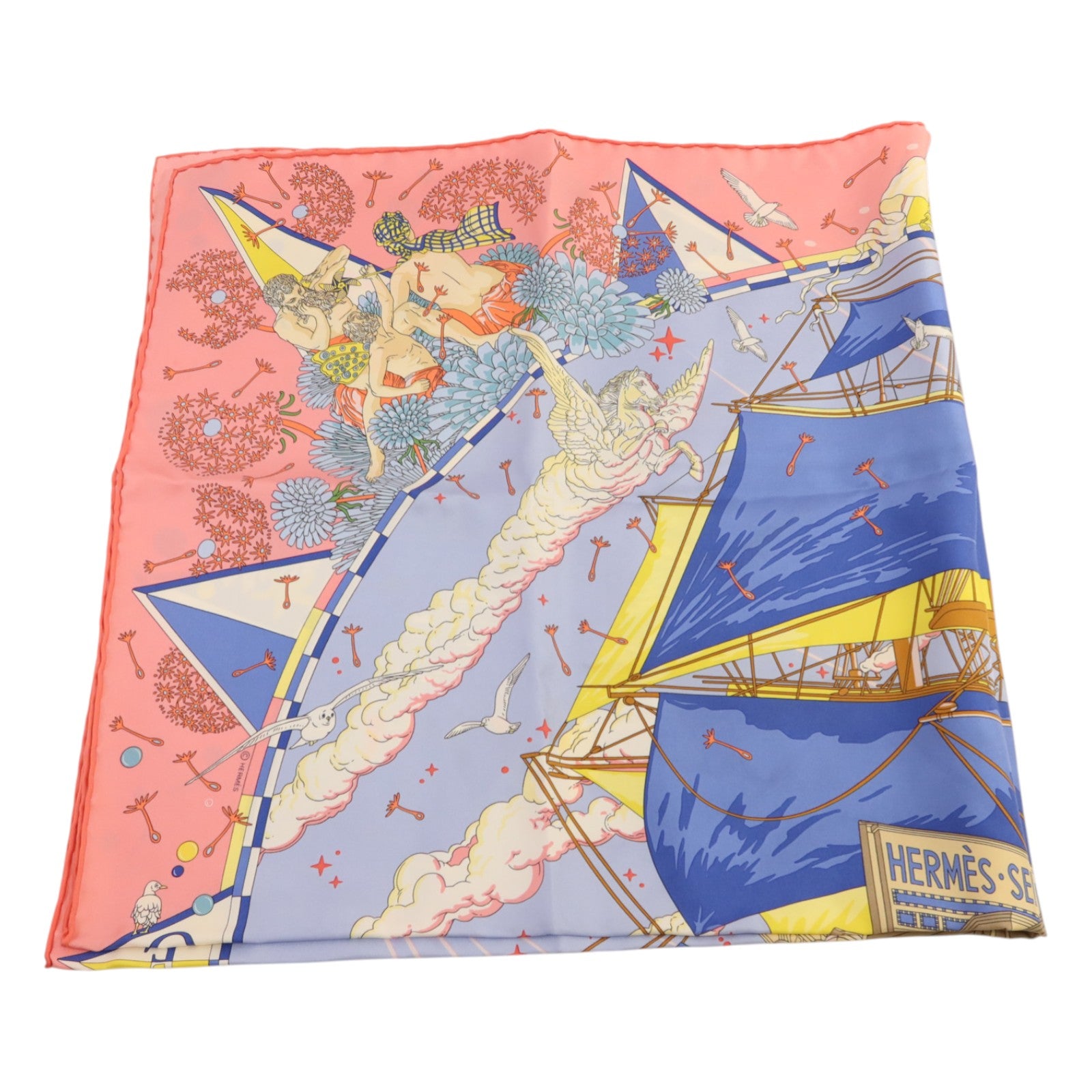 HERMES 絲質Scarf 90x90絲巾