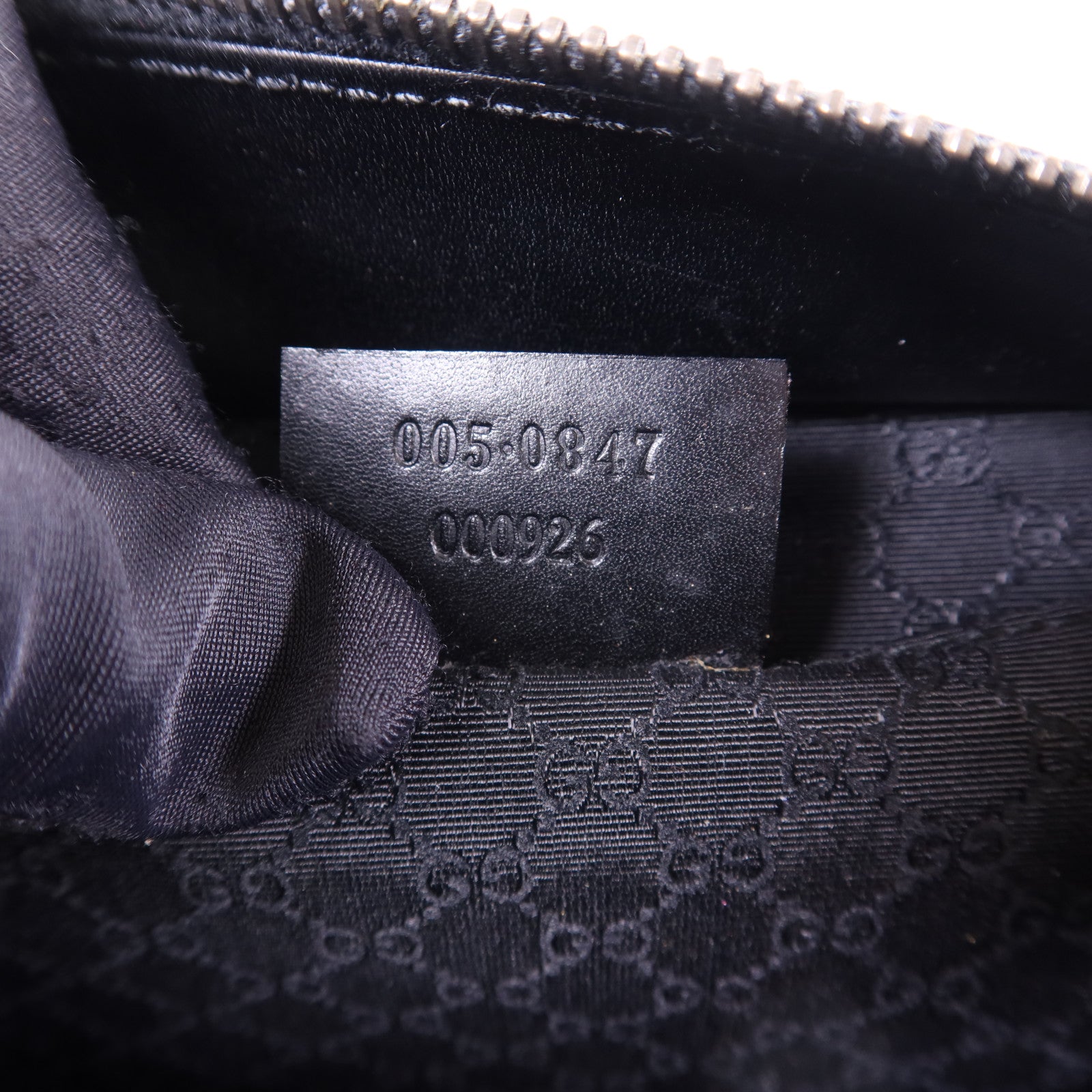 GUCCI 牛皮皮革Handbag銀扣手挽袋