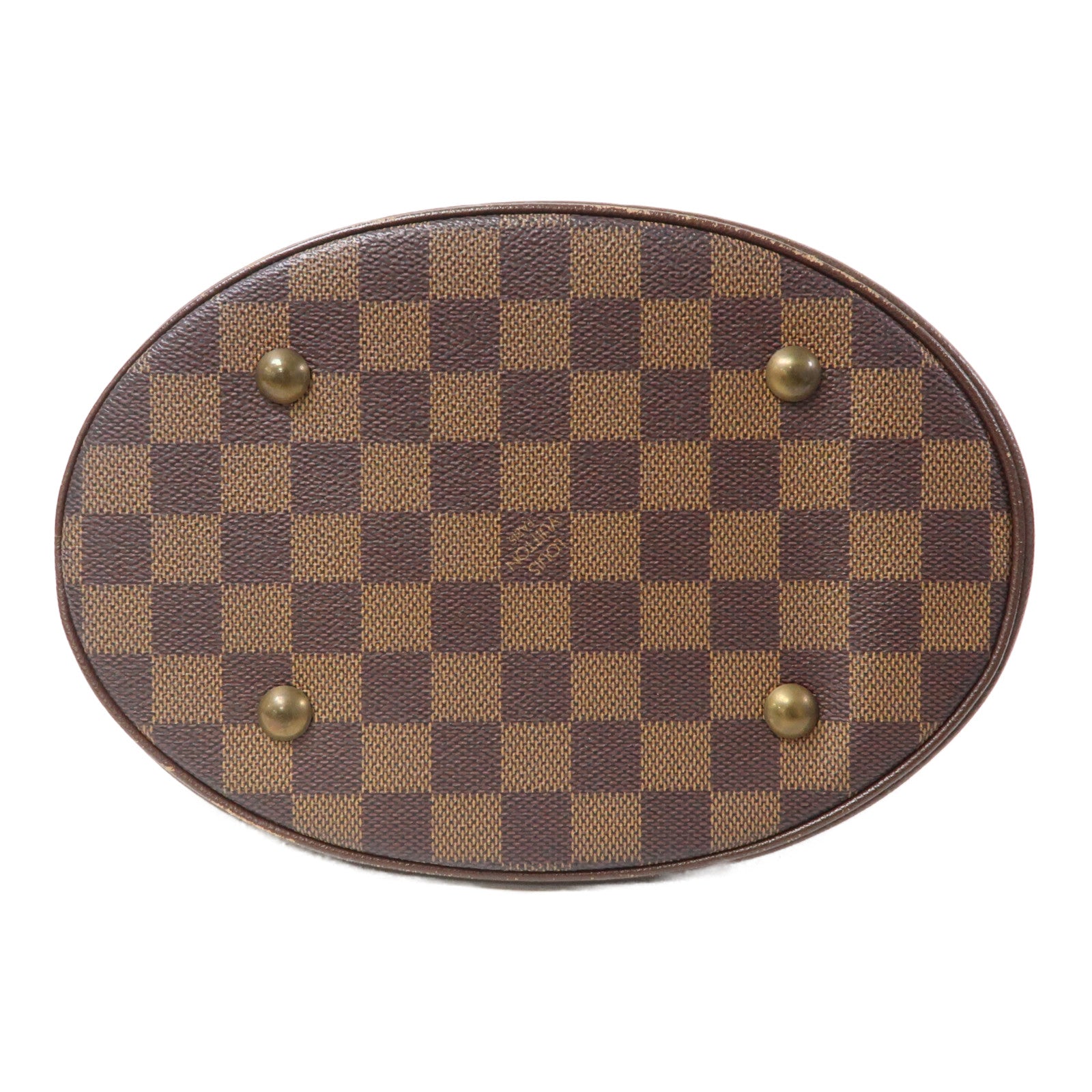 LOUIS VUITTON Damier Marais金扣肩背袋啡色
