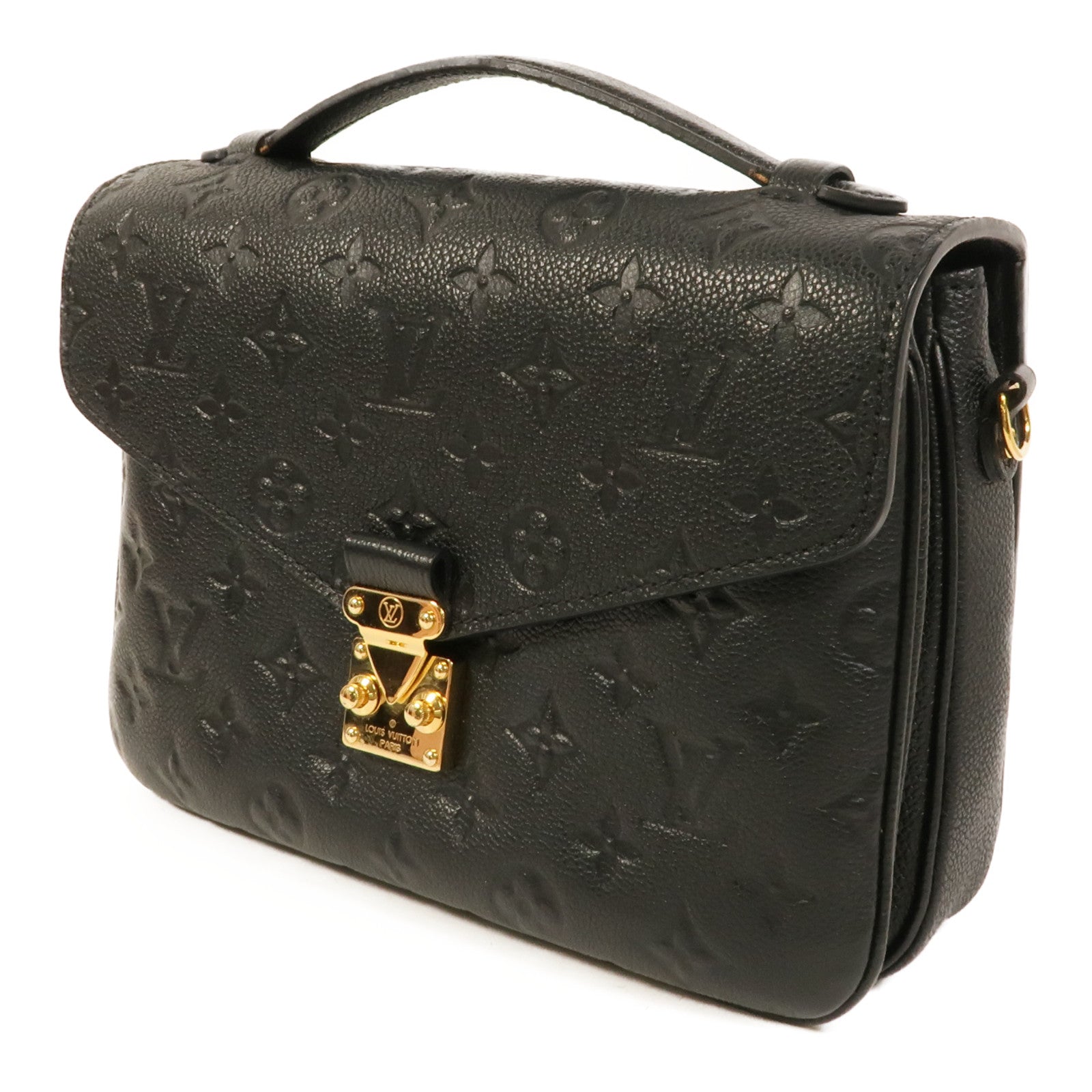 LOUIS VUITTON Monogram Empreinte Pochette Metis金扣手挽肩背兩用袋