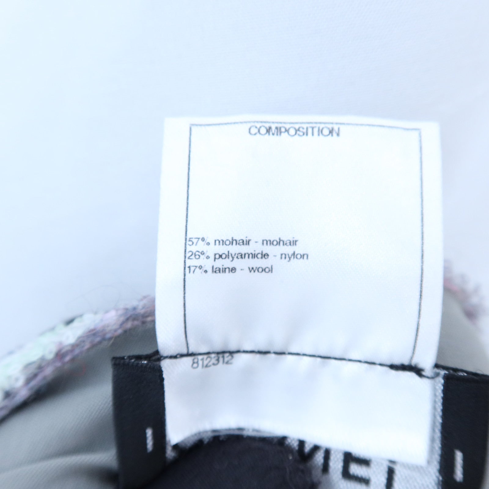 CHANEL Mohair/Nylon Knit Belted Short-Sleeve Sweater連身裙