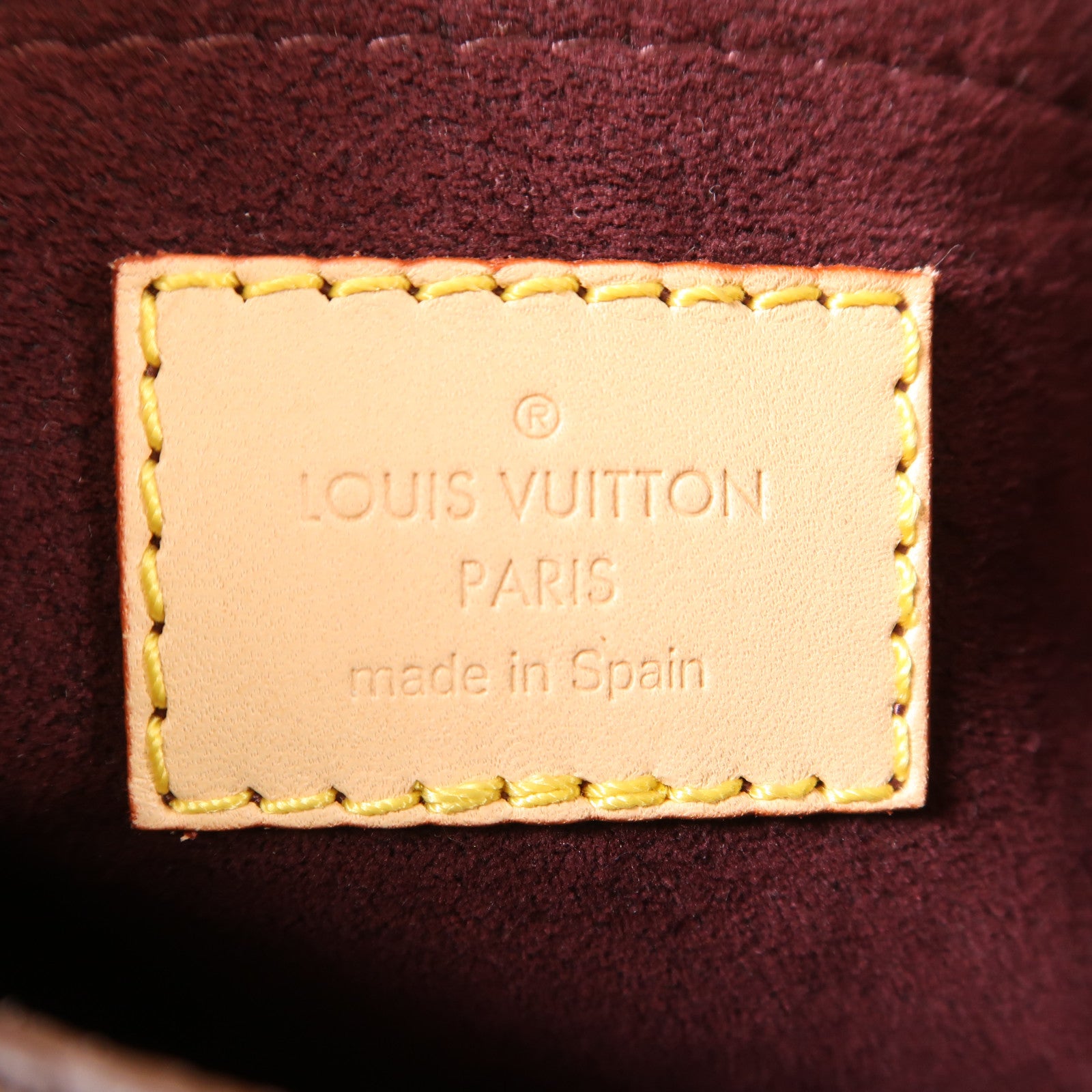 LOUIS VUITTON Monogram Montaigne MM金扣手挽肩背兩用袋