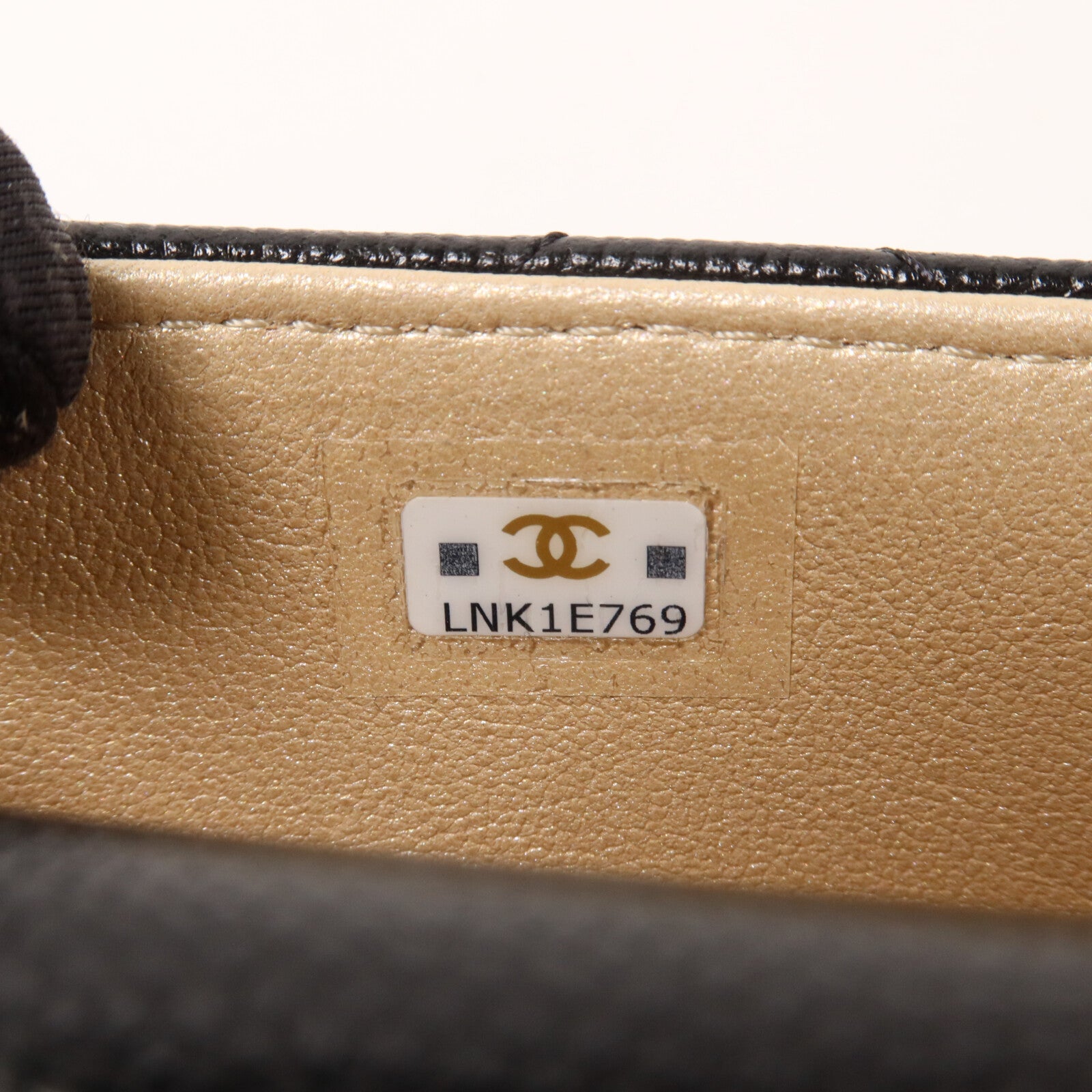 CHANEL 牛皮皮革Bar Clutch On Chain鏈帶手挽肩背兩用袋