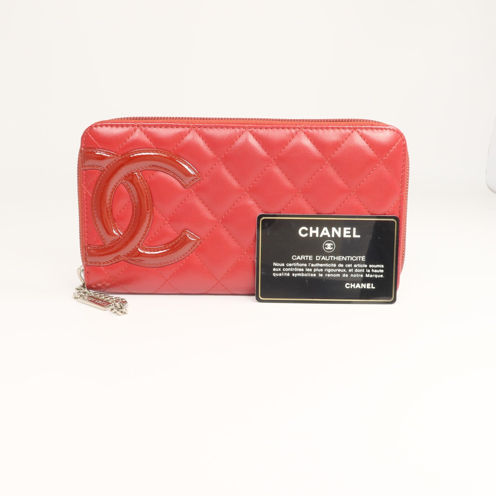 CHANEL 牛皮皮革Cambon Long Wallet長錢包