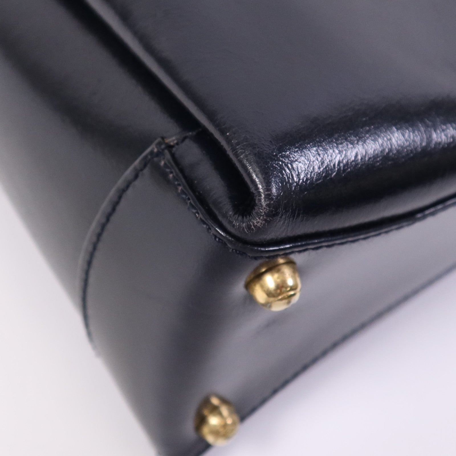 GUCCI 牛皮皮革Hand Bag金扣手挽袋