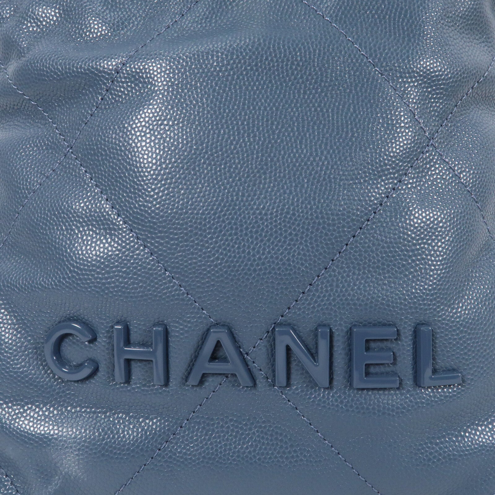 CHANEL 牛皮皮革Chanel 22 Mini金扣鏈帶手挽肩背兩用袋