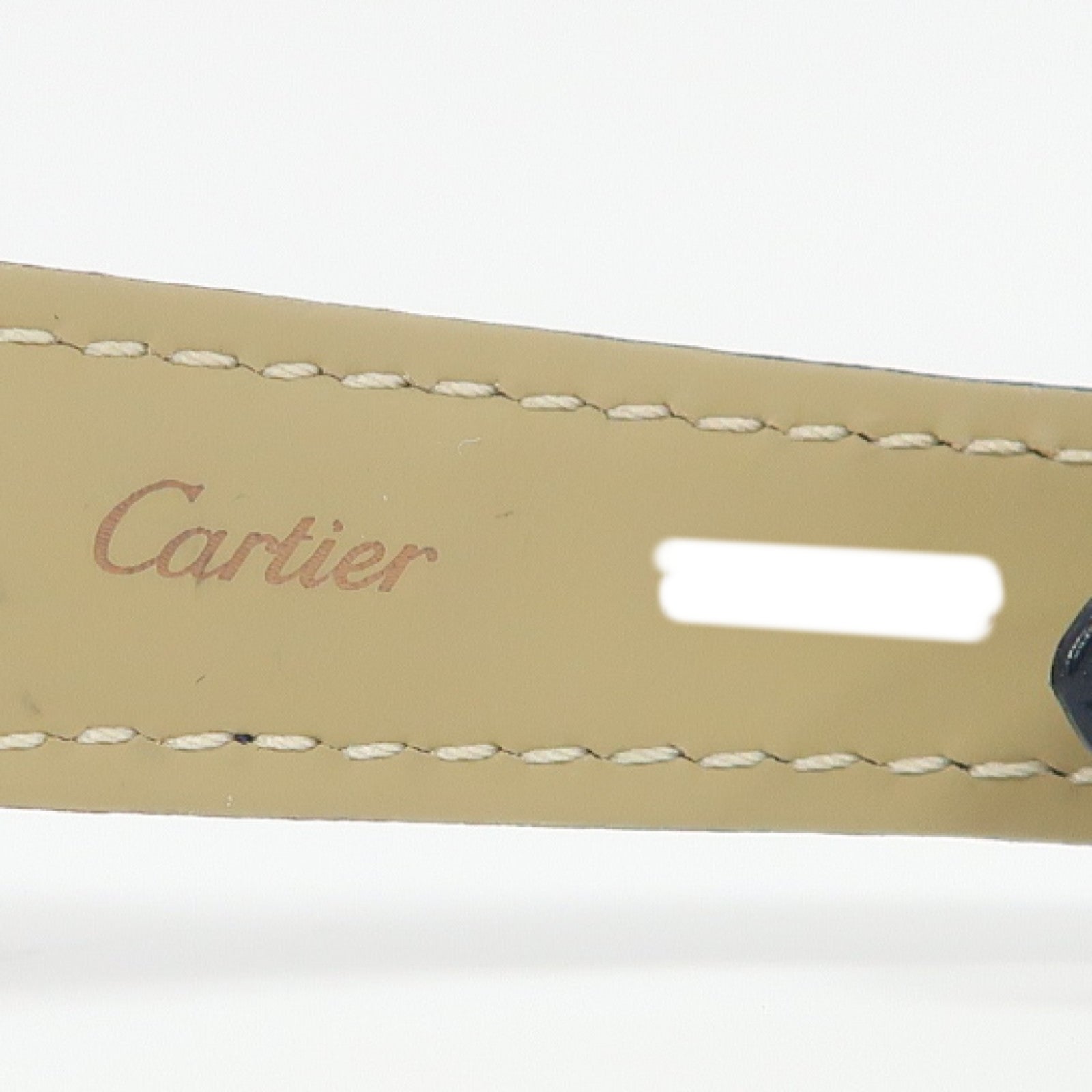 CARTIER Ballon Bleu Moonphase不鏽鋼/皮革帶手錶自動機芯白色