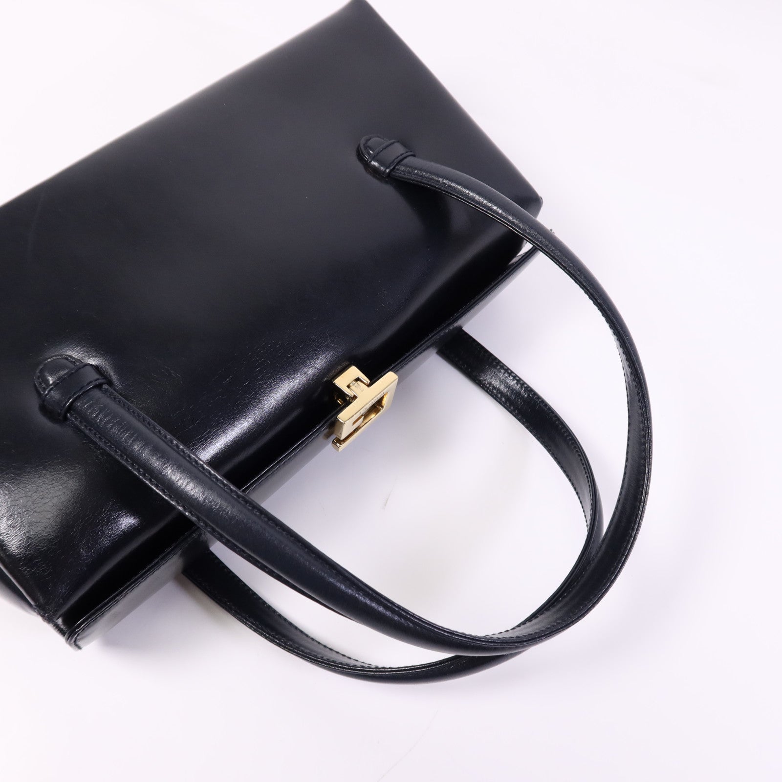 GUCCI 牛皮皮革Hand Bag金扣手挽袋