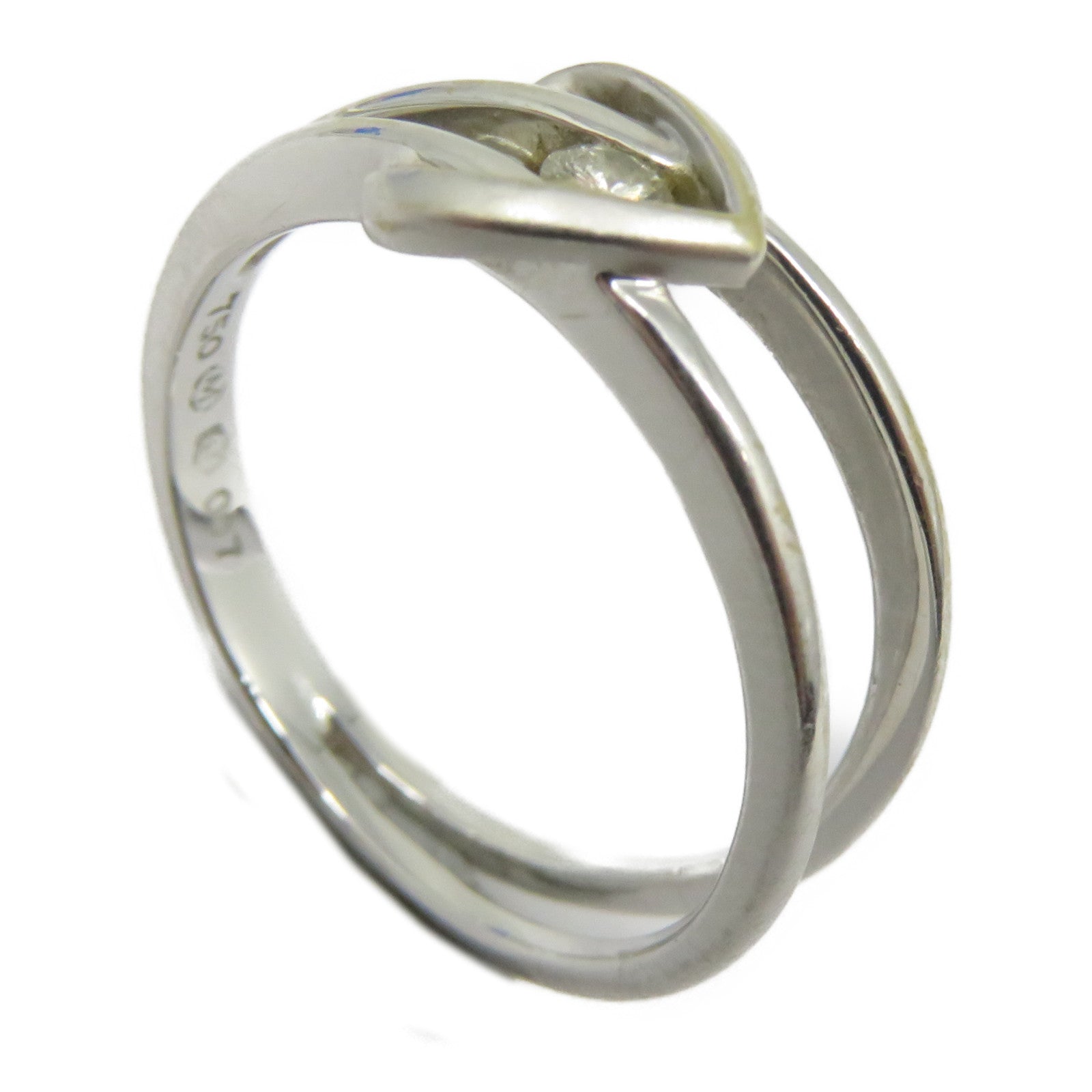 JEWELRY 【激減優惠】18K白金Diamond Ring鑽石戒指US#5.75