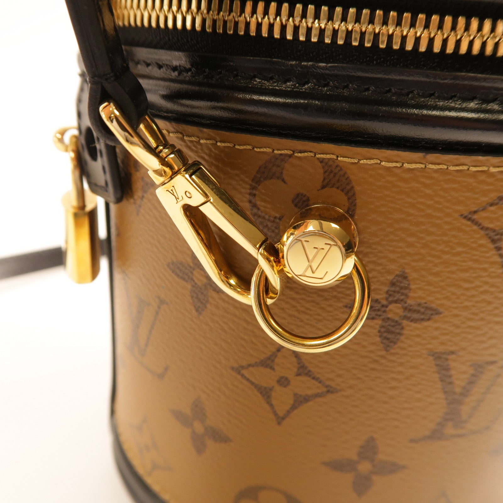 LOUIS VUITTON 【激減優惠】Monogram Reverse Cannes金扣手挽肩背兩用袋