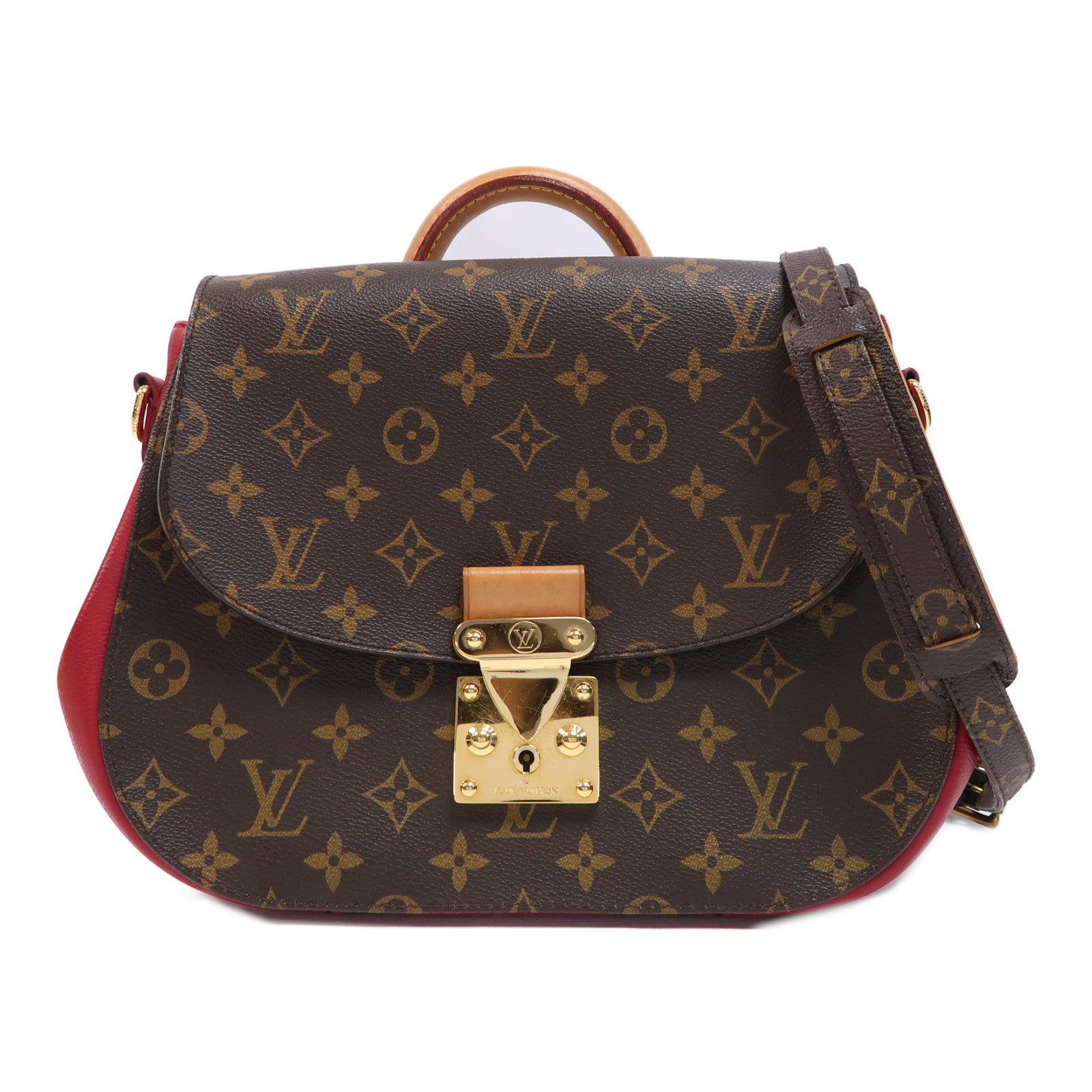 LOUIS VUITTON Monogram Eden MM金扣手挽肩背兩用袋啡色