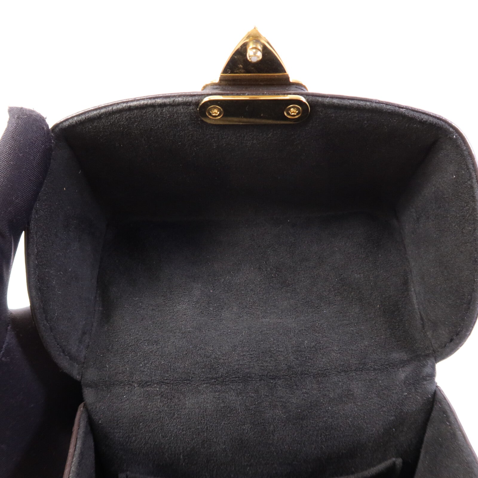 LOUIS VUITTON Monogram/Monogram Reverse Camera Box金扣鏈帶手挽肩背兩用袋