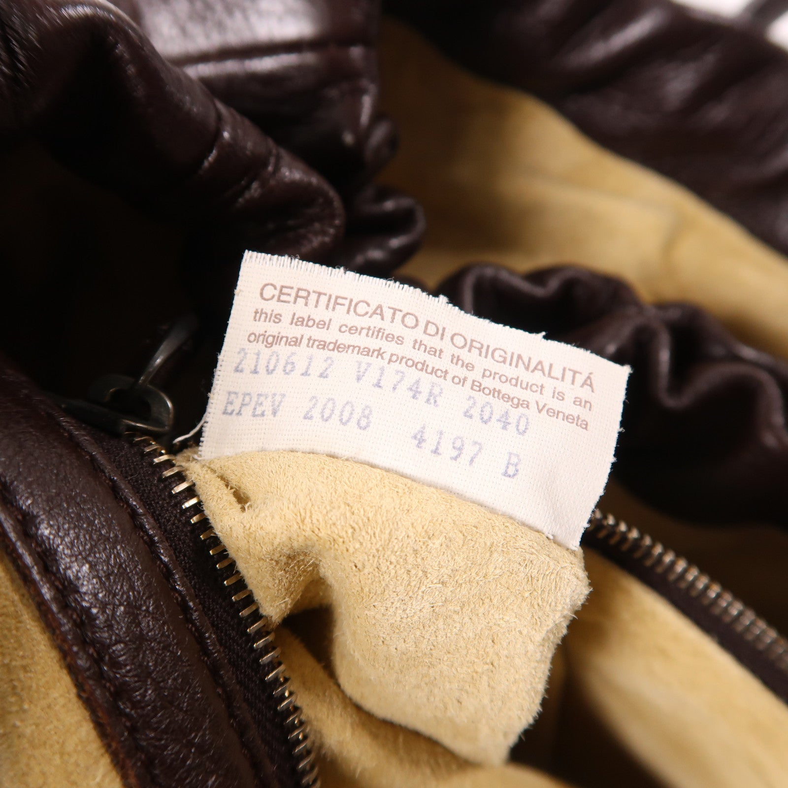 BOTTEGA VENETA 牛皮皮革Hand Bag手挽袋棕色
