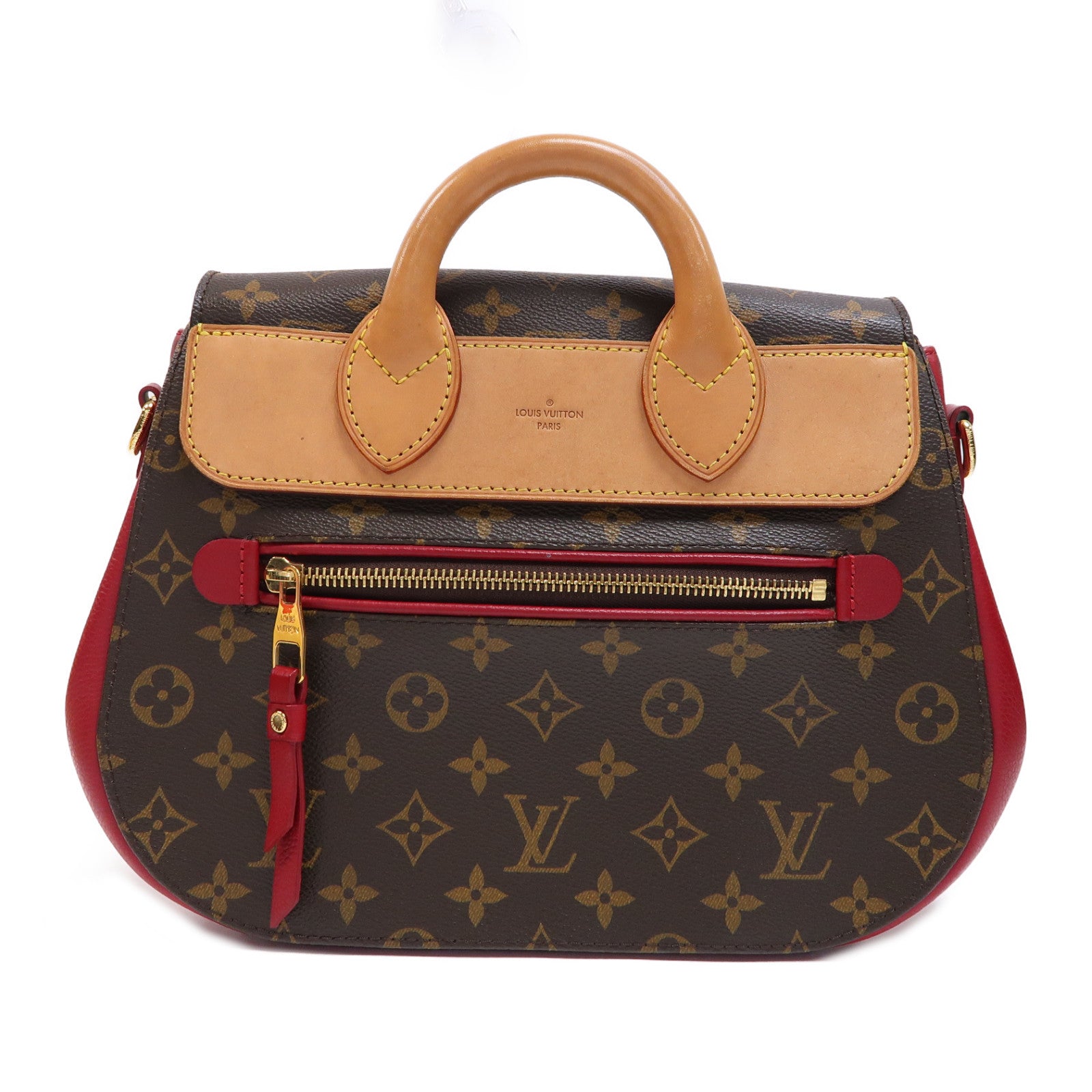 LOUIS VUITTON Monogram Eden MM金扣手挽肩背兩用袋啡色