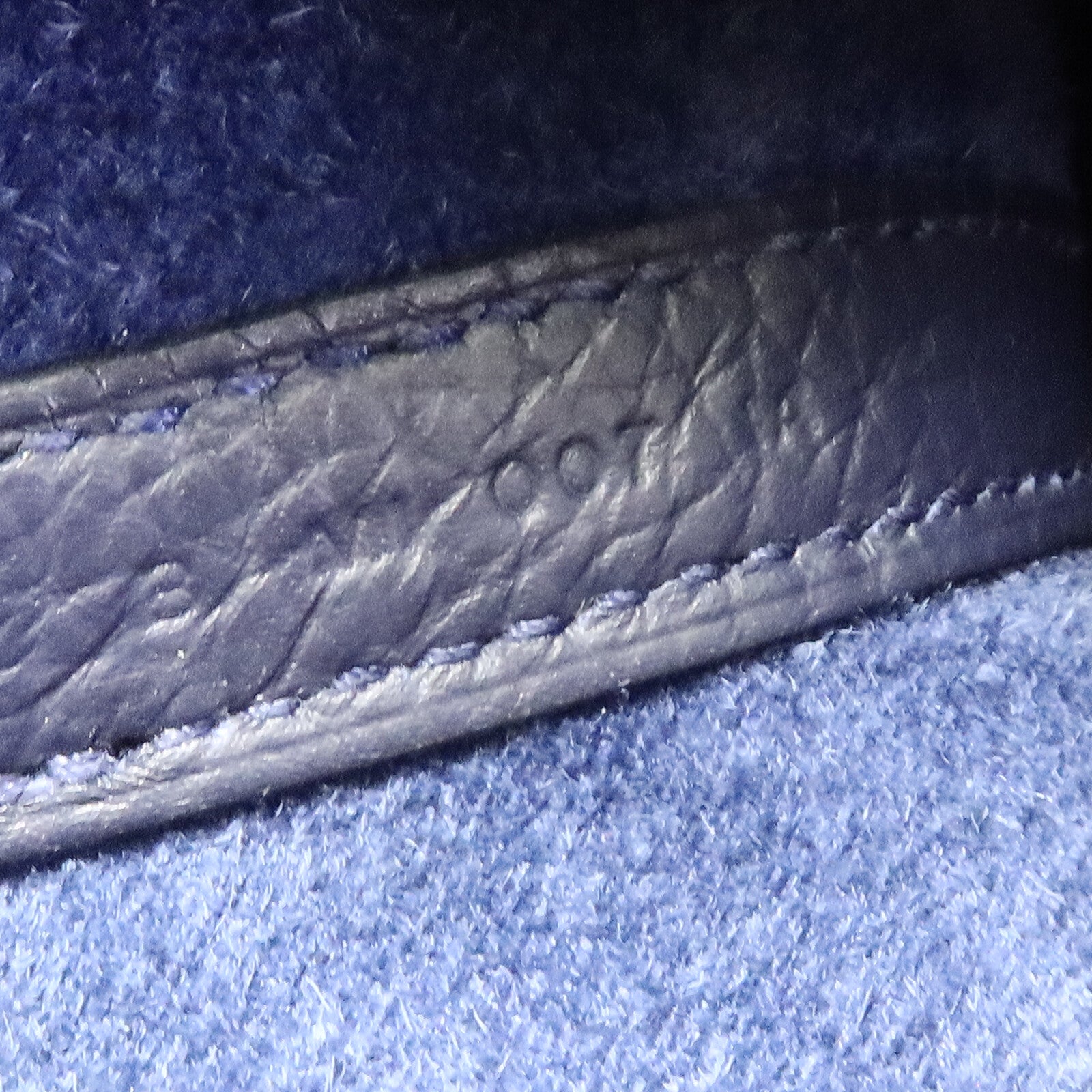 HERMES Clemence皮革Picotin PM手挽袋Bleu Nuit