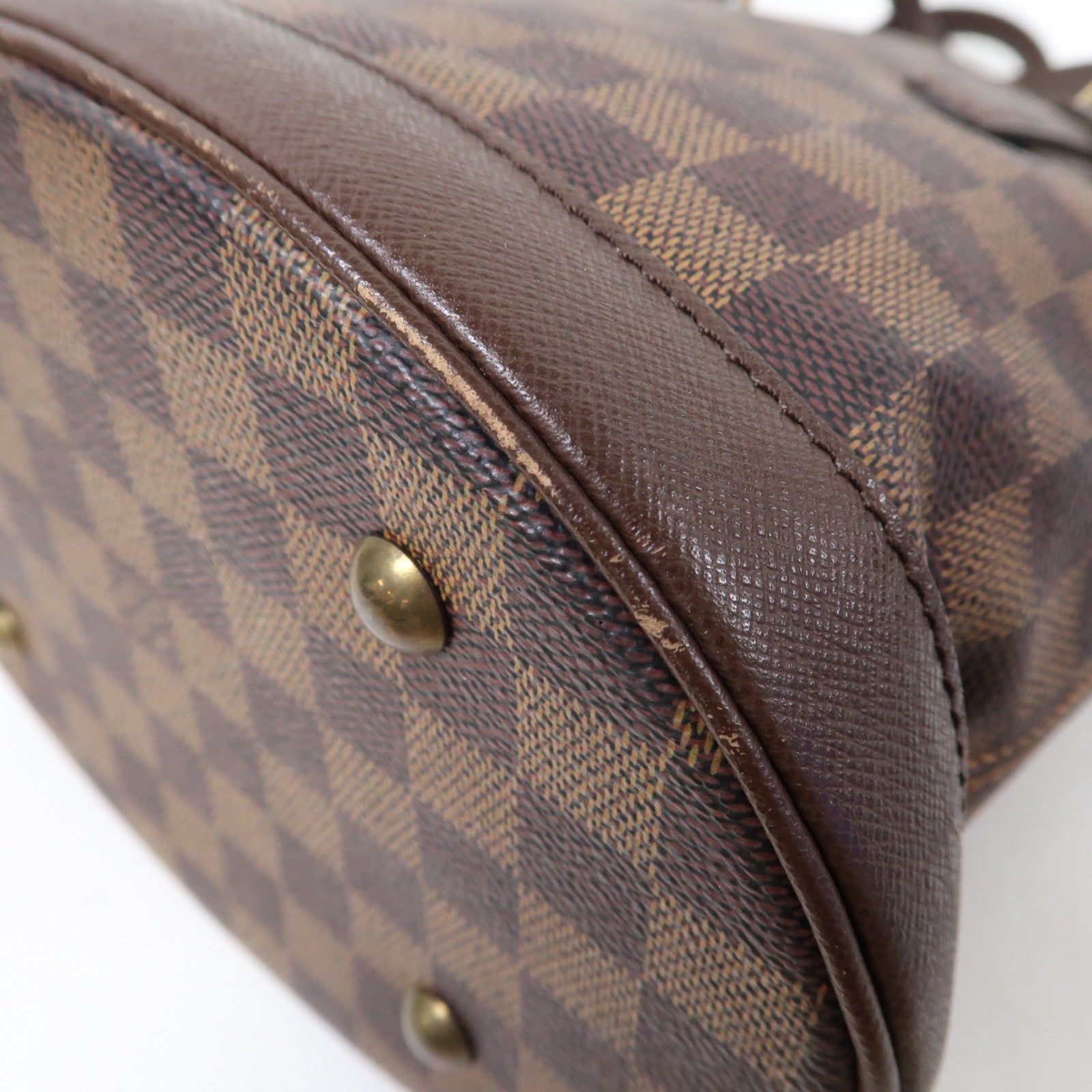 LOUIS VUITTON Damier Marais金扣肩背袋啡色