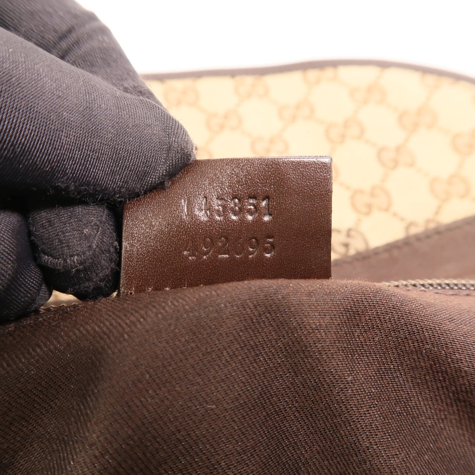 GUCCI GG帆布Waist Bag銀扣腰包