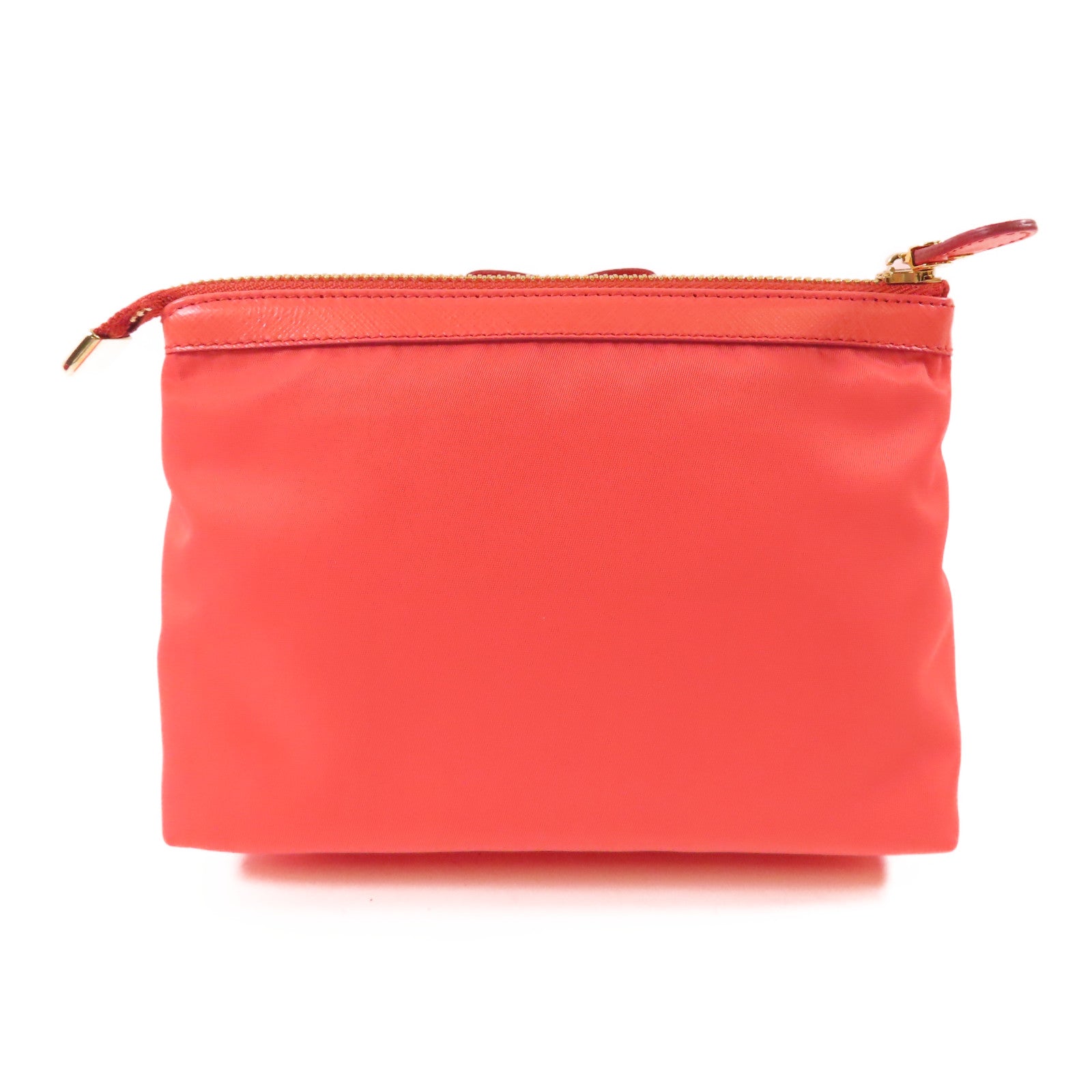 Salvatore Ferragamo 尼龍Pouch金扣化妝袋