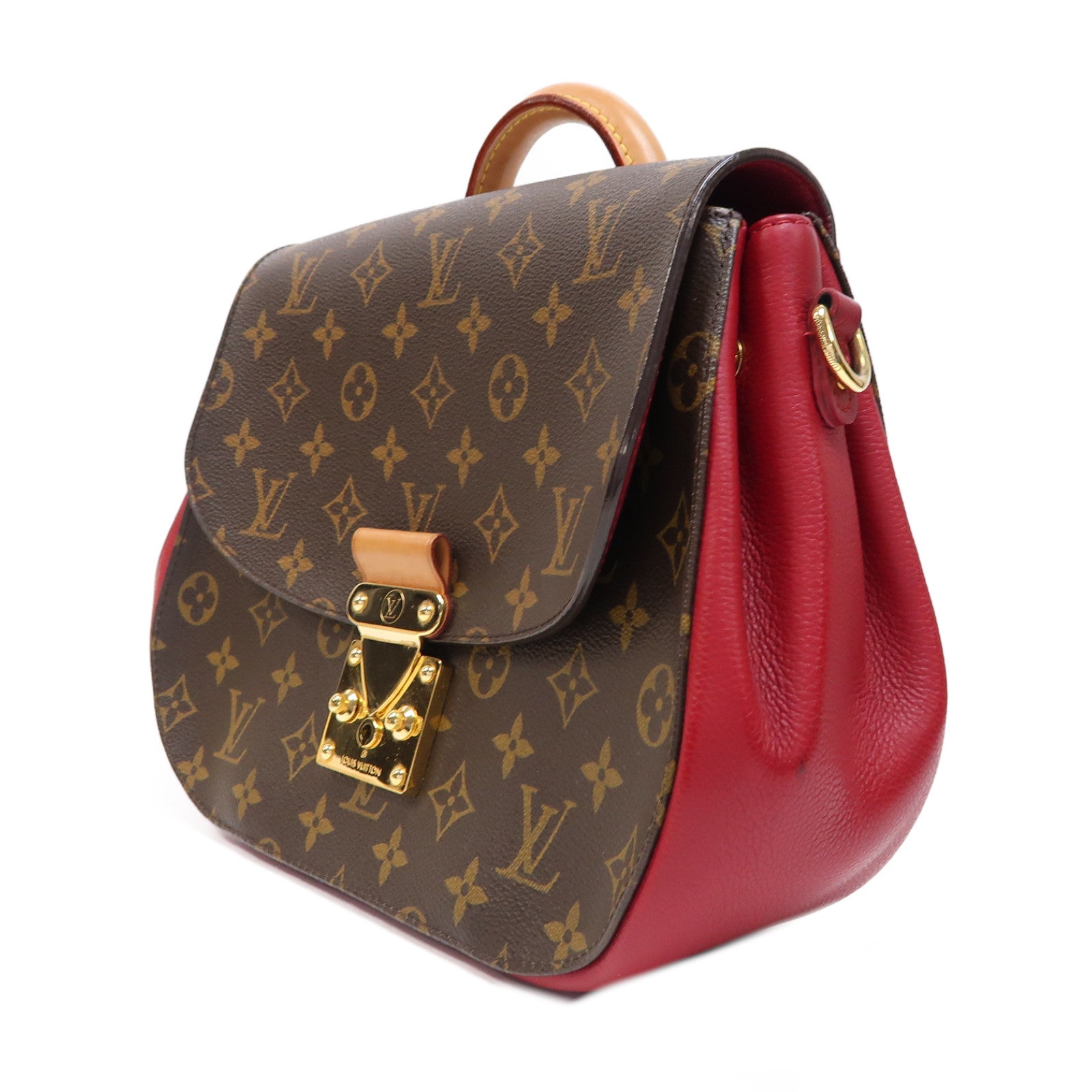 LOUIS VUITTON Monogram Eden MM金扣手挽肩背兩用袋啡色