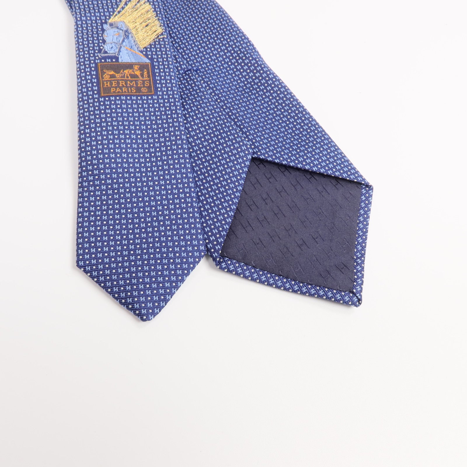 HERMES 絲質Tie領帶