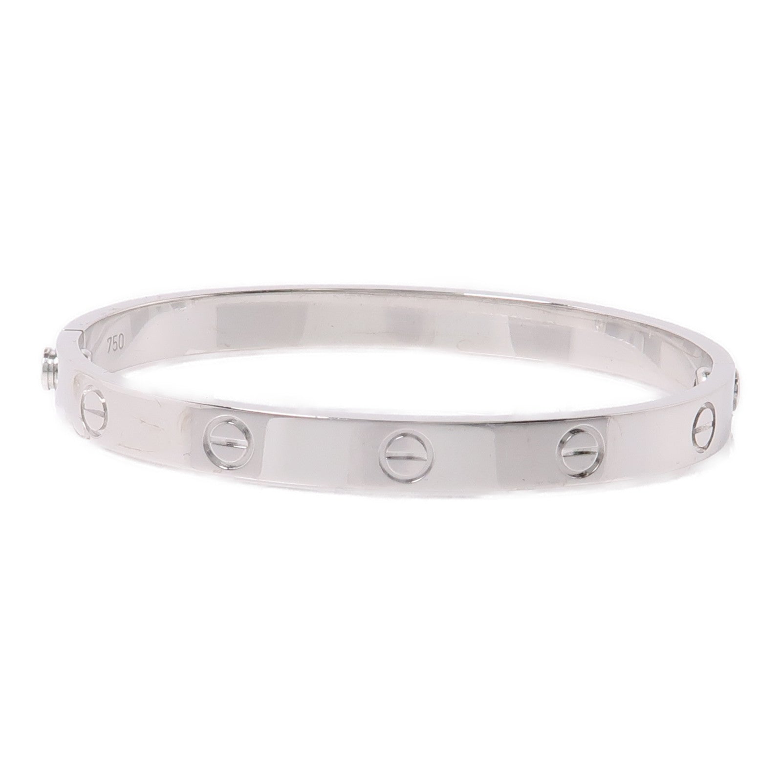 CARTIER 【激減優惠】18K白金Love Bangle手鐲