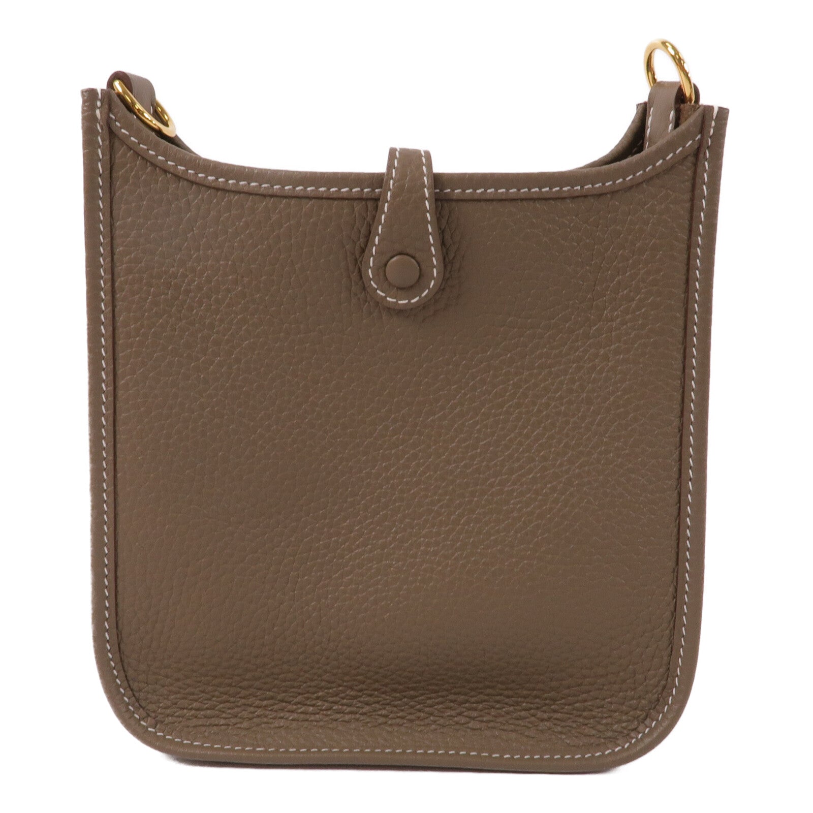 HERMES Clemence皮革Evelyne TPM肩背袋Etoupe
