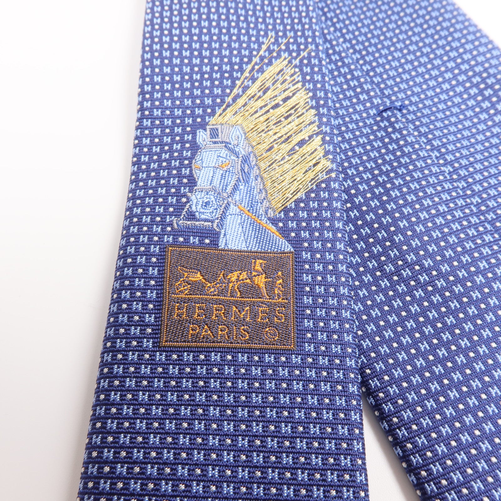 HERMES 絲質Tie領帶