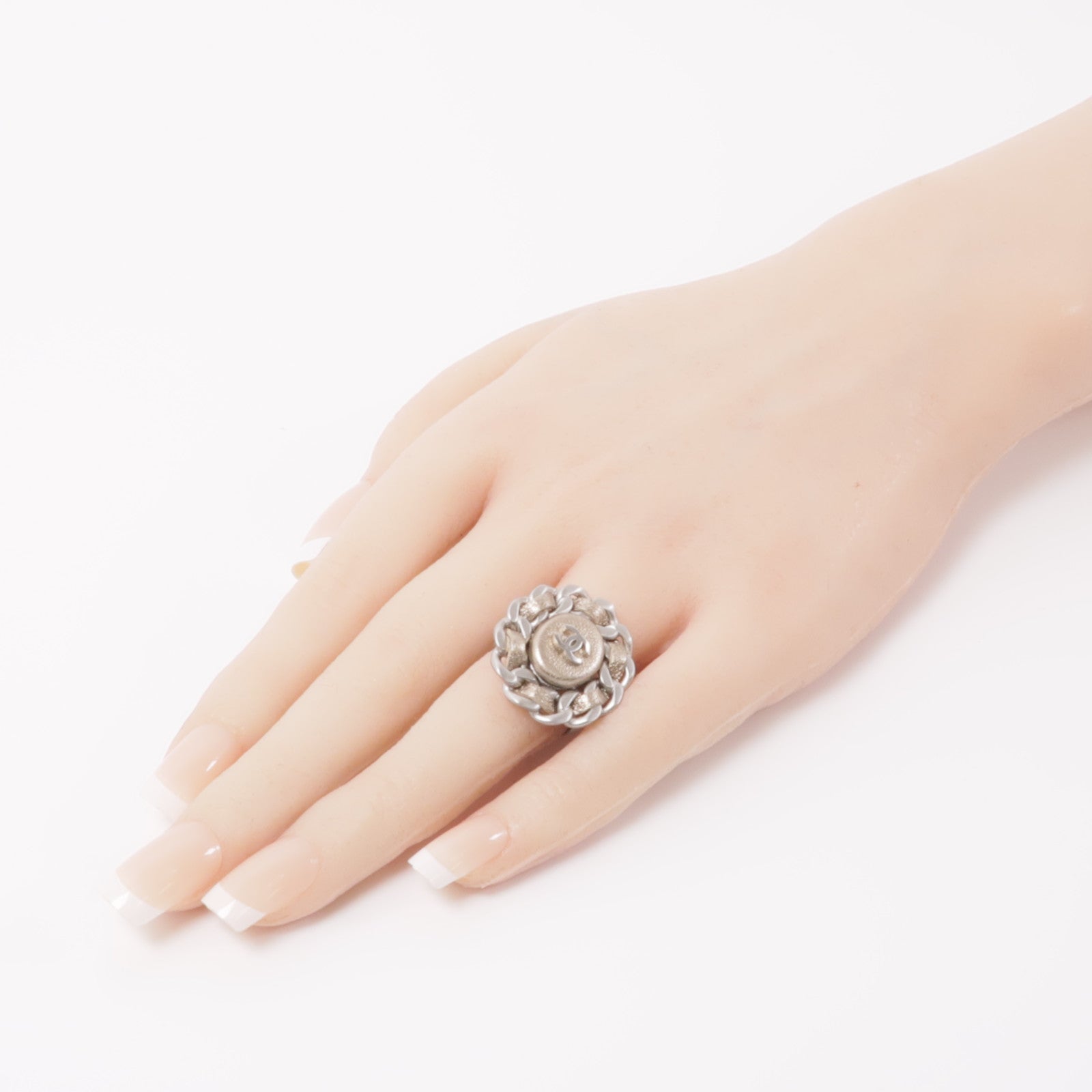 CHANEL 【激減優惠】金屬Ring戒指US#6