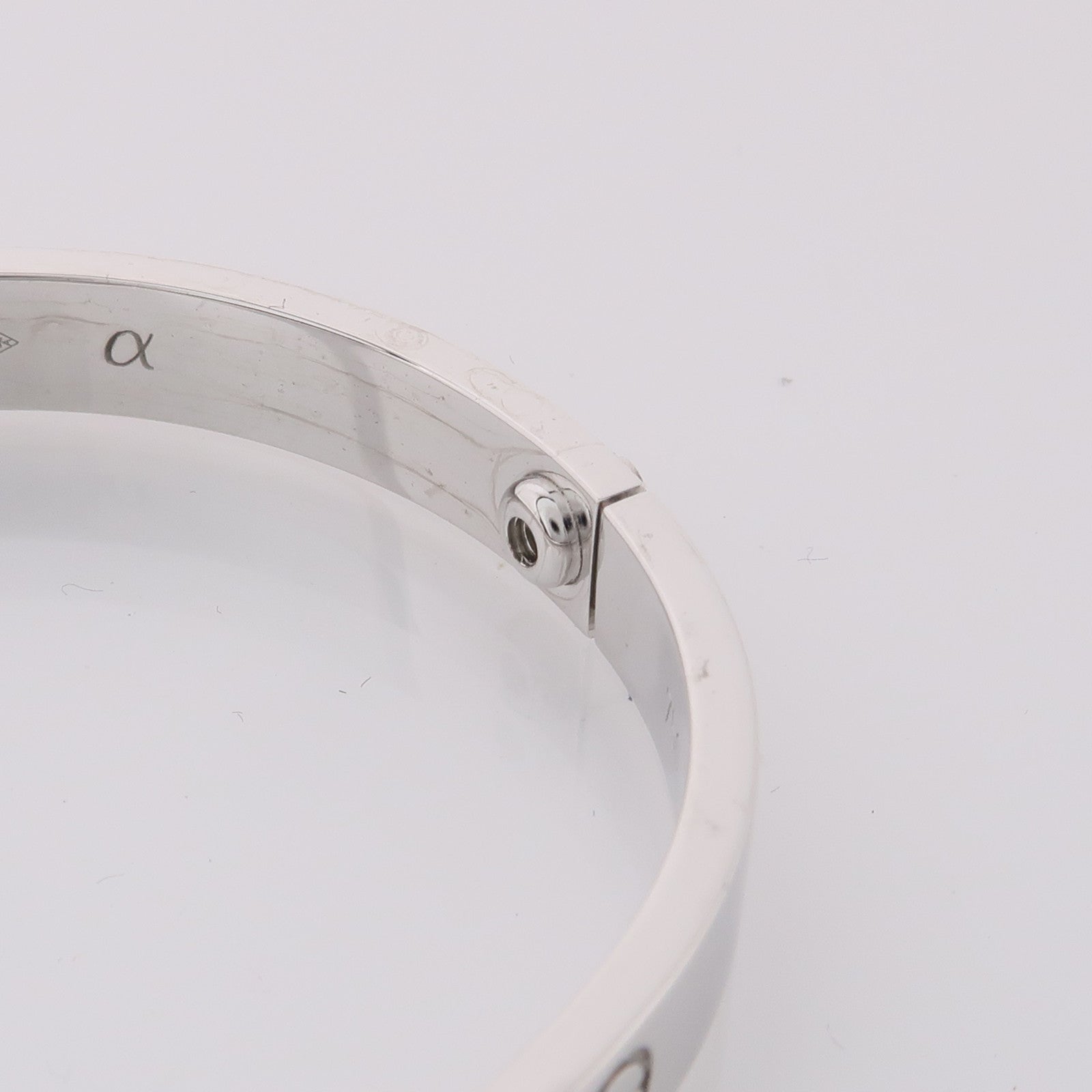 CARTIER 【激減優惠】18K白金Love Bangle手鐲