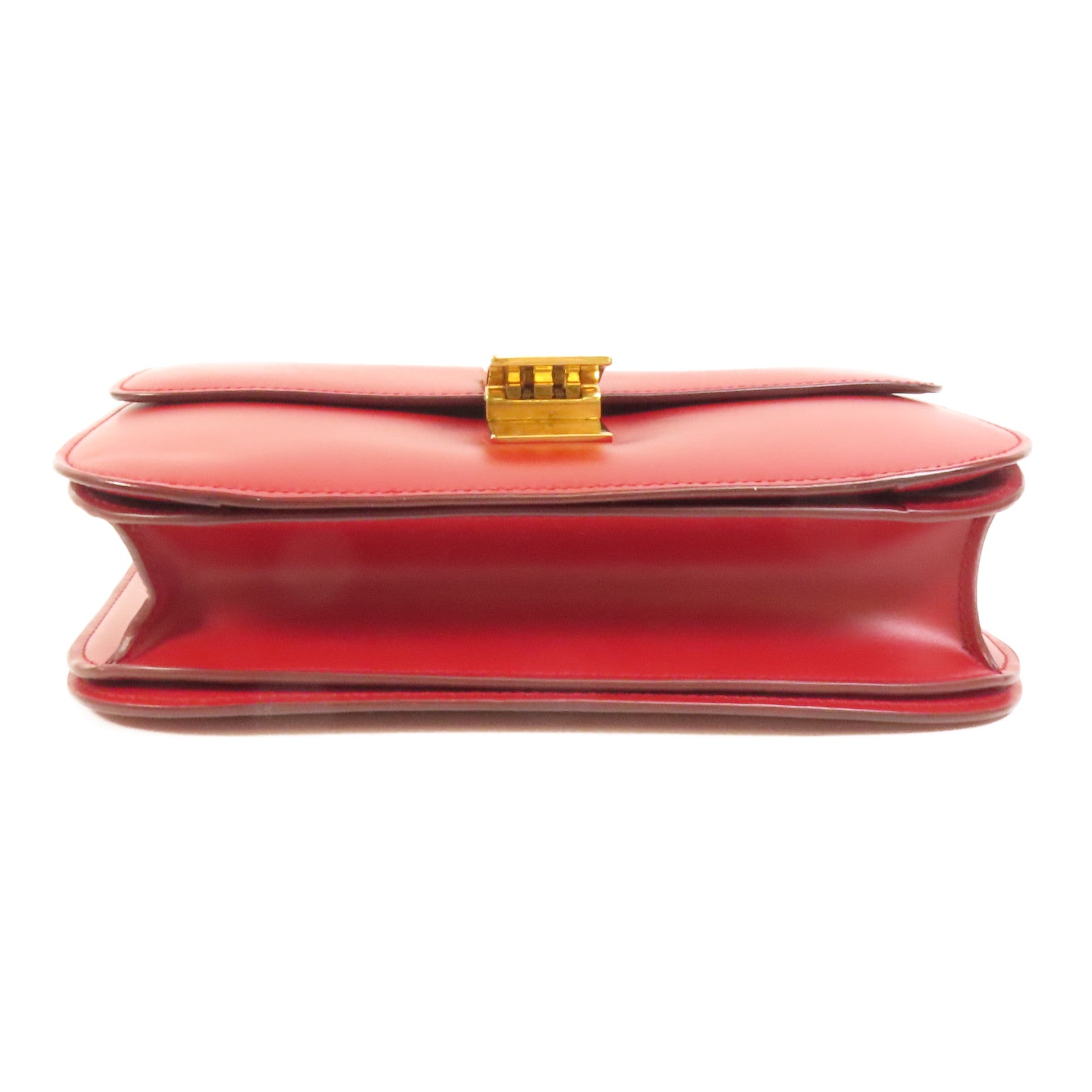 CELINE 牛皮皮革Classic Bag Medium金扣肩背袋