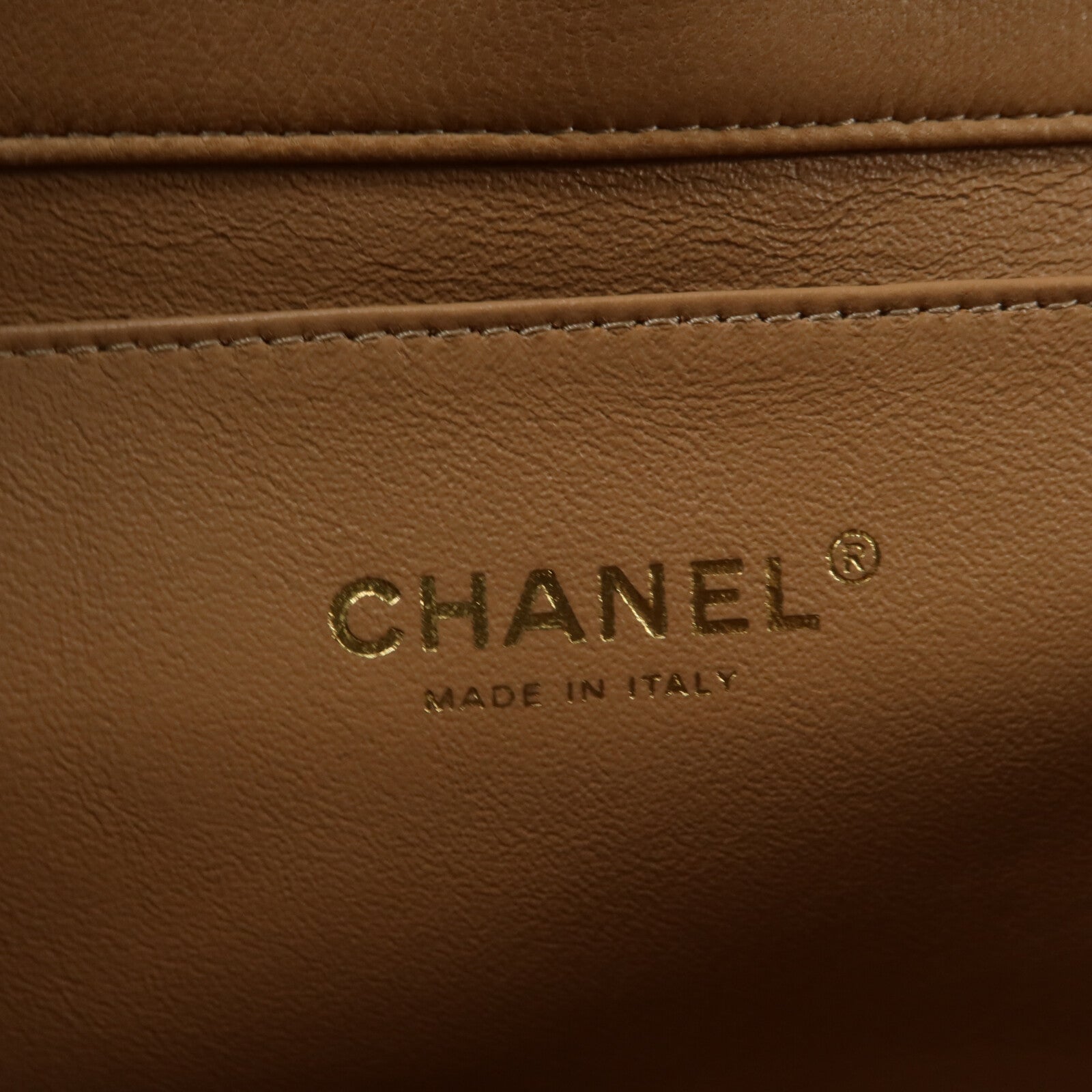 CHANEL 羊皮皮革Timeless Clutch Flap鏈帶肩背袋