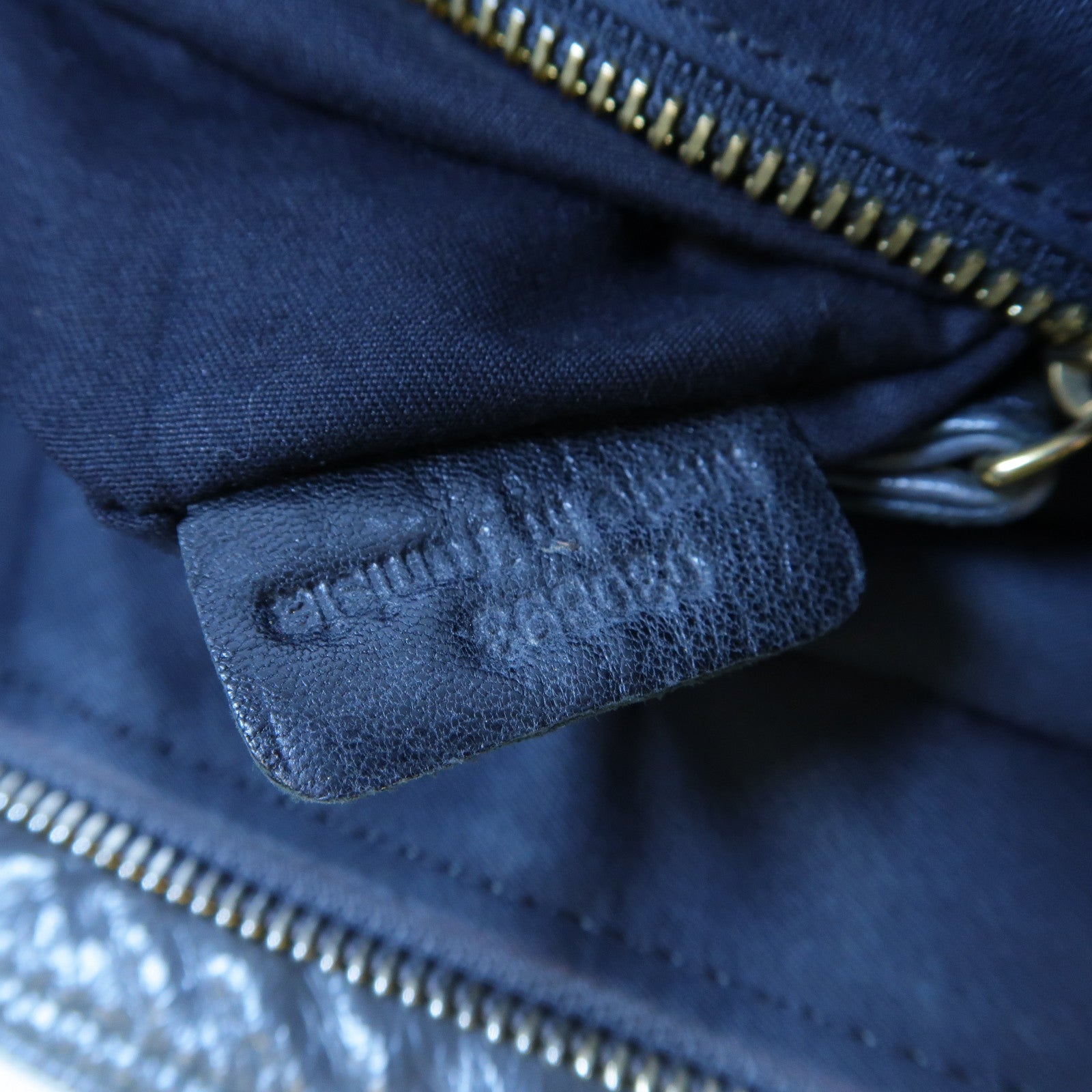 SEE BY CHLOE 【激減優惠】漆皮皮革2 Way Shoulder Bag金扣手挽肩背兩用袋灰色