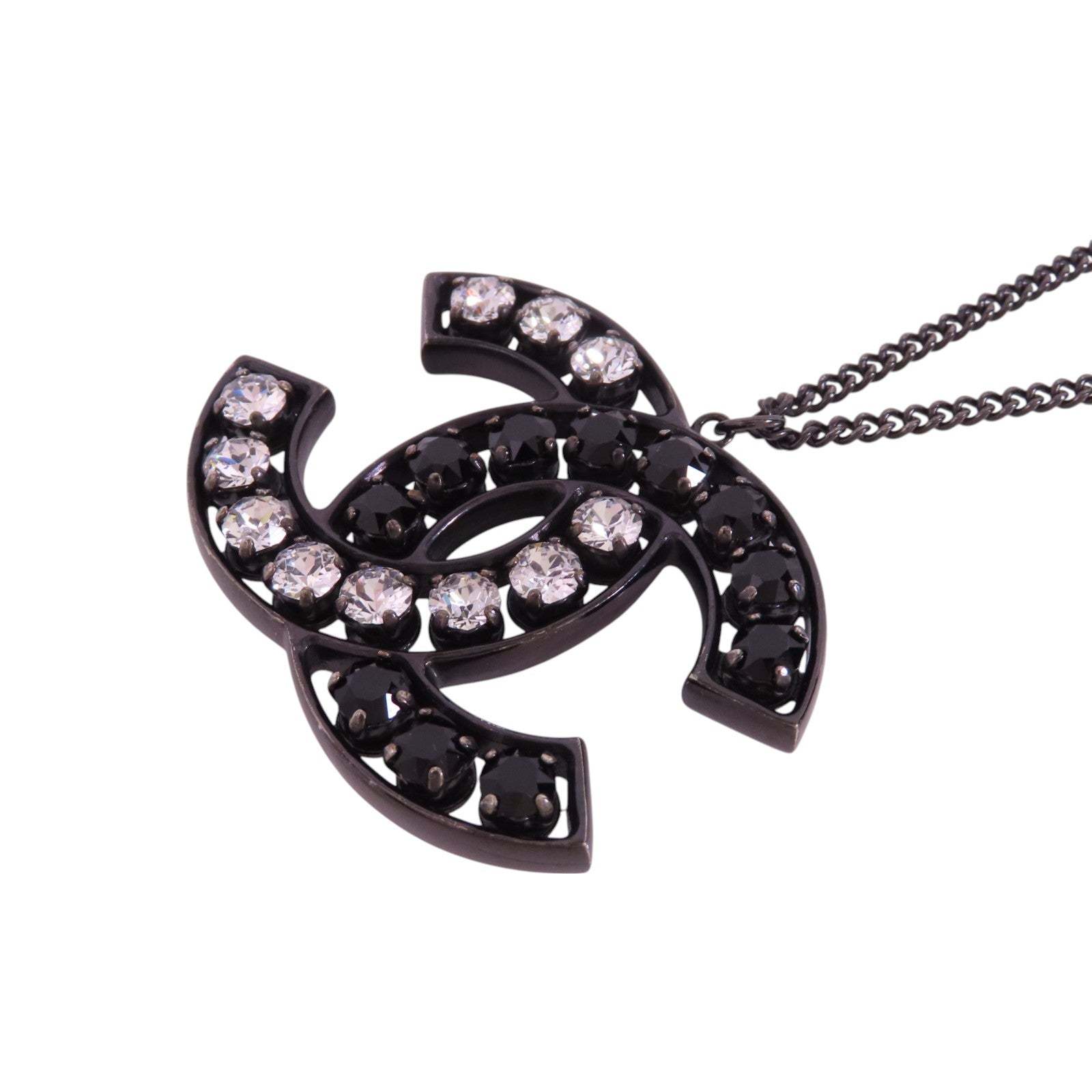 CHANEL 【激減優惠】金屬/水鑽CC Necklace項鏈