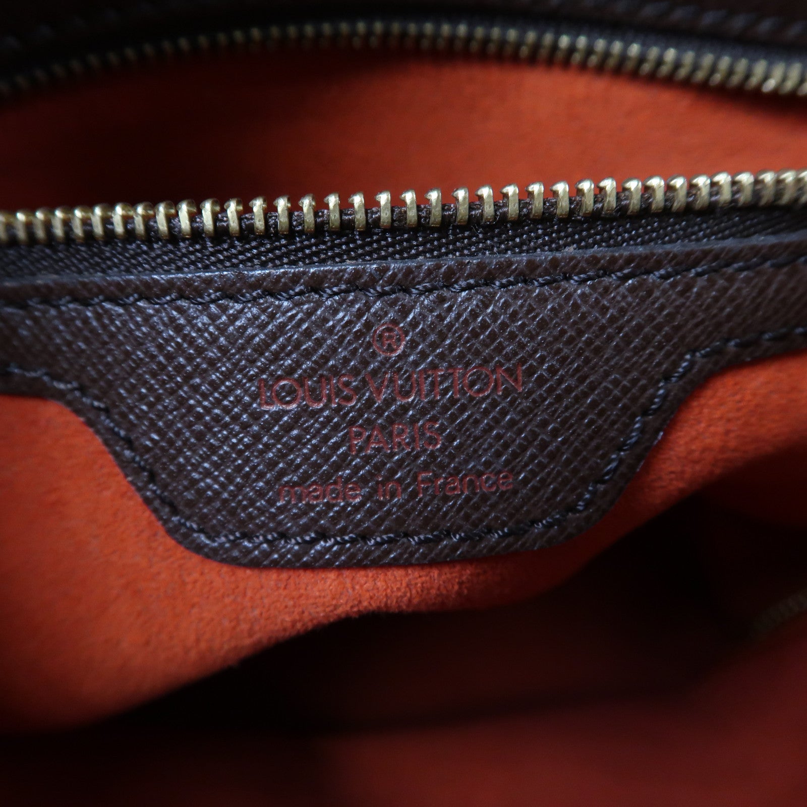 LOUIS VUITTON Damier Marais金扣肩背袋啡色