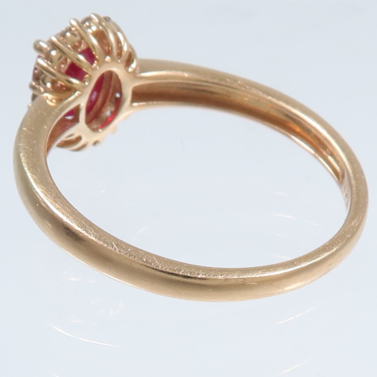 JEWELRY 18K玫瑰金Ruby Diamond Ring紅寶石/鑽石戒指
