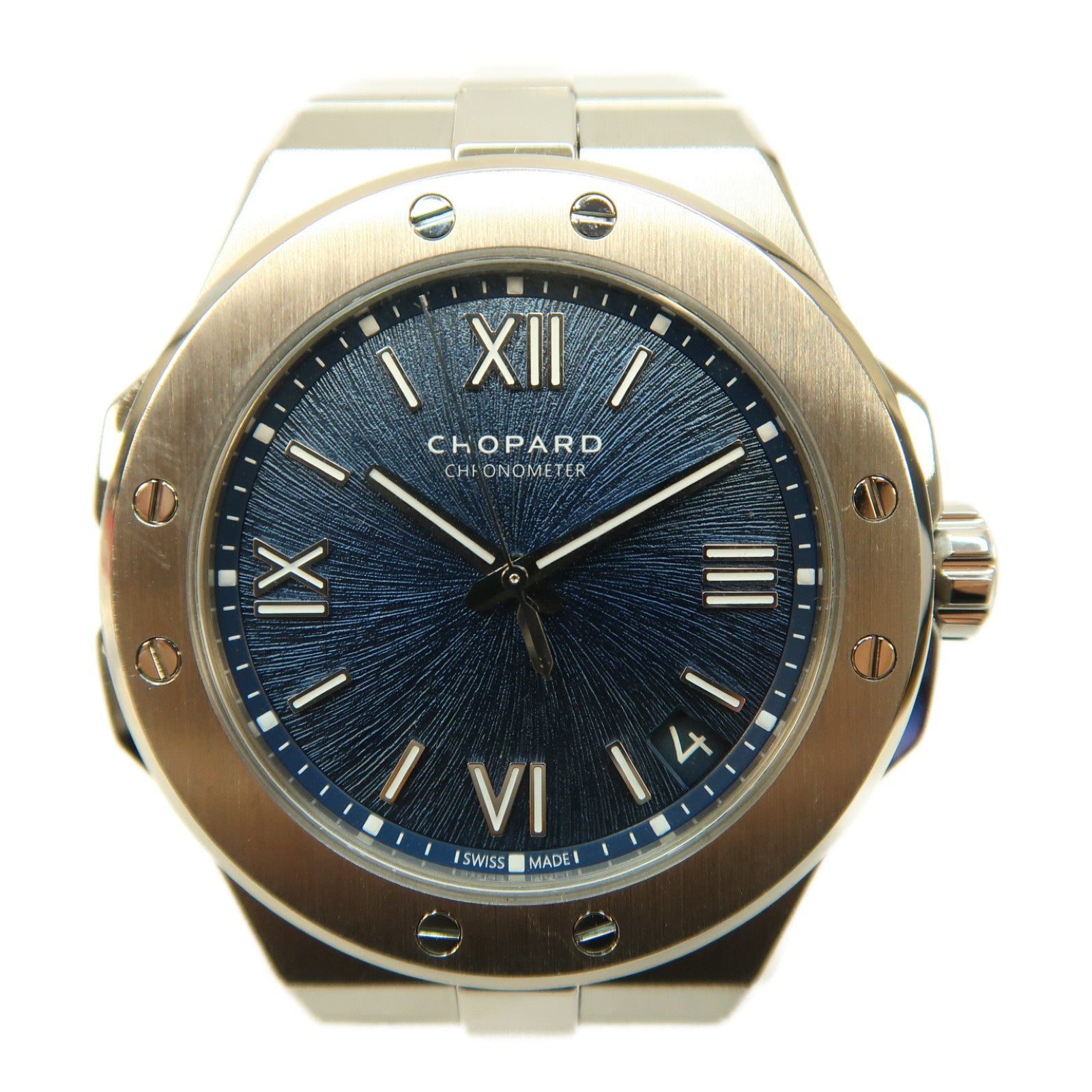 Chopard Alpine Eagle 41不鏽鋼手錶自動機芯深藍色