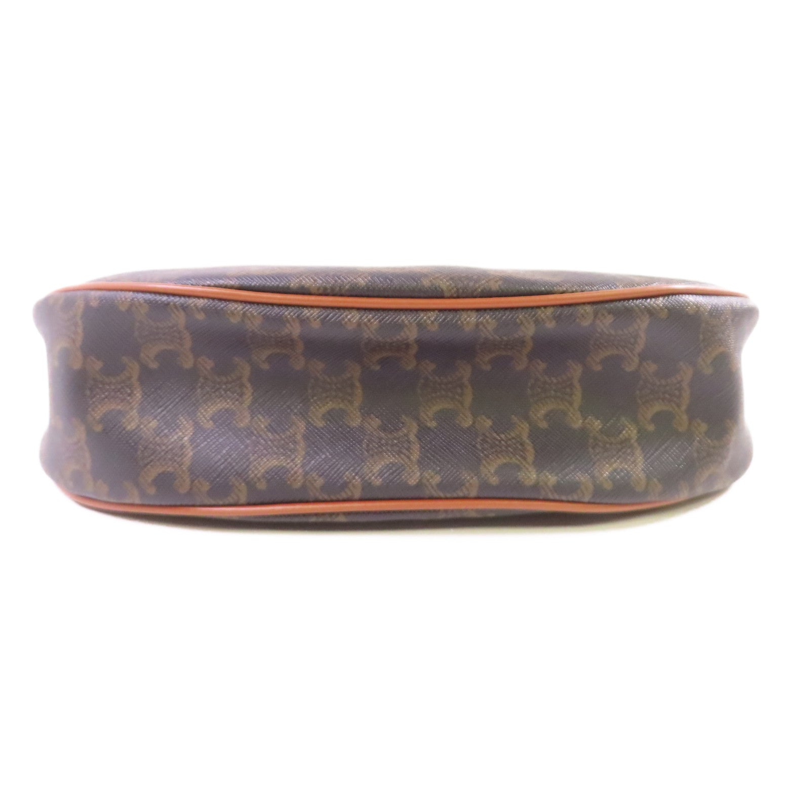 CELINE Trionphe帆布Ava Shoulder Bag金扣肩背袋